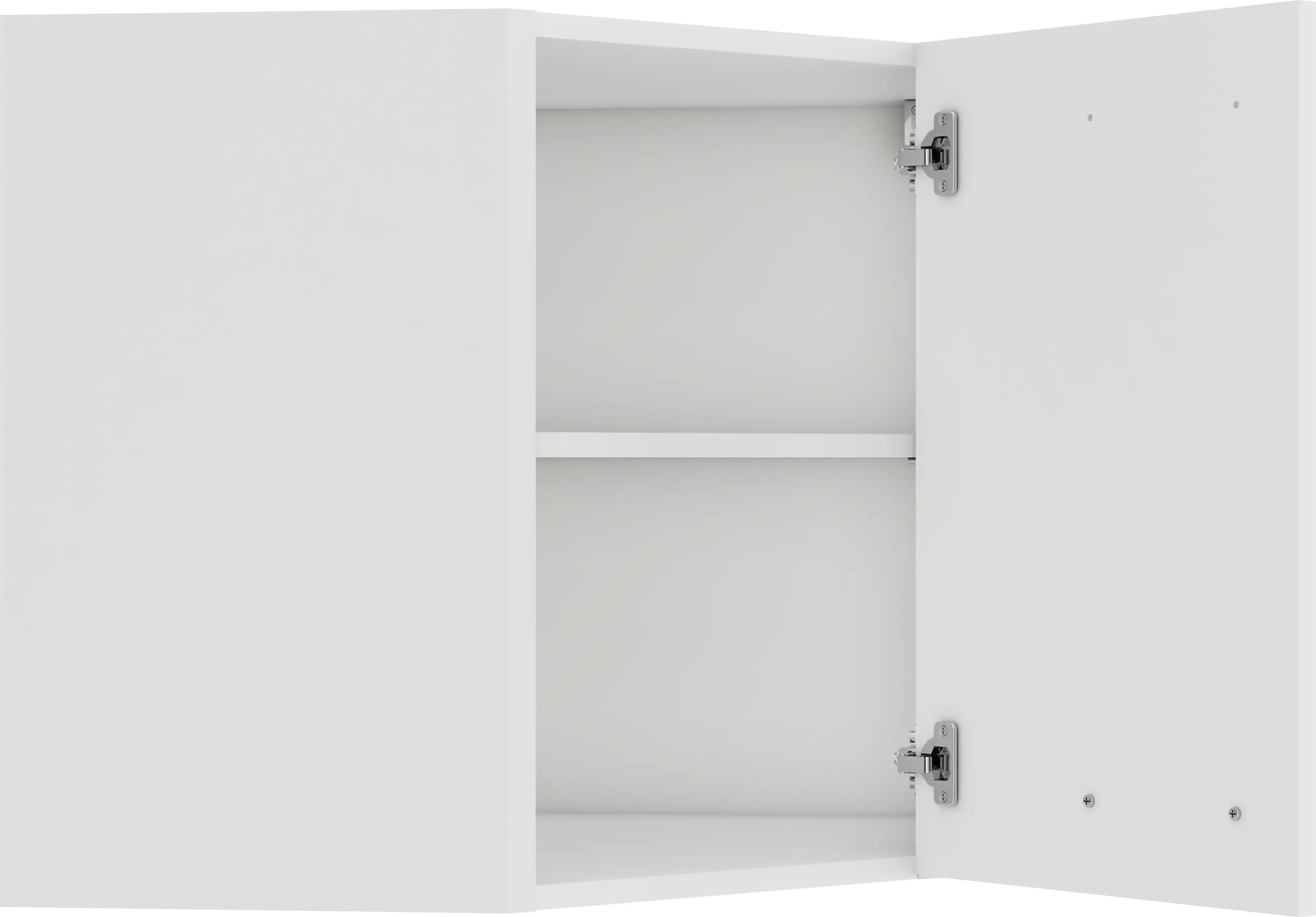 Optifit Eckoberschrank Oslo 214 weiß 60 cm