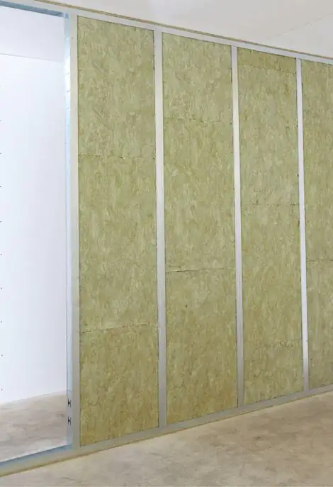 Rockwool Trennwandplatte Sonorock Steinwolle WLG 040 1000 x 625 x 40 mm Rockwool Trennwandplatte Sonorock Steinwolle WLG 040 1000 x 625 x 40 mm