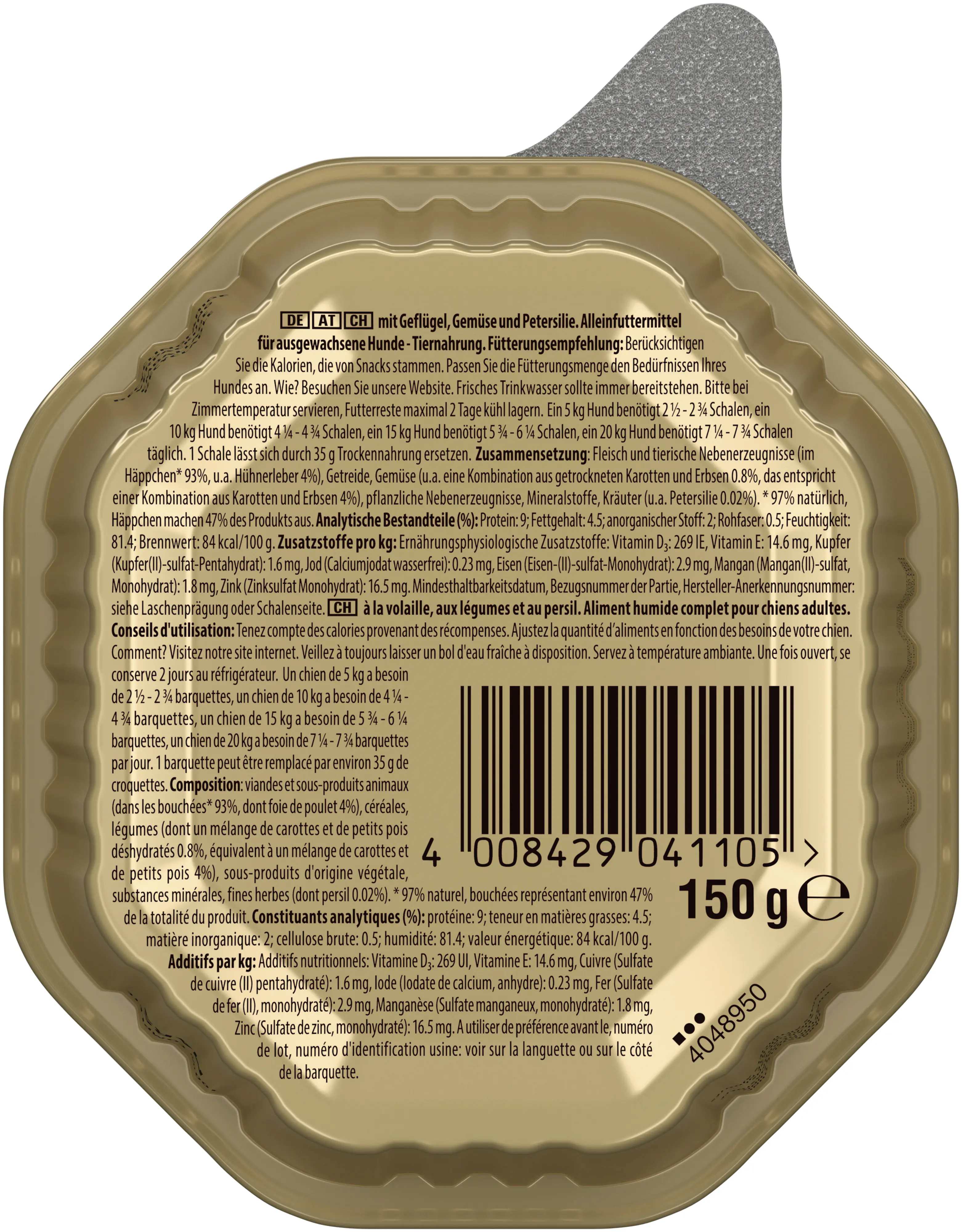 Cesar Hundenassfutter Landragout Adult 150 g Geflügel