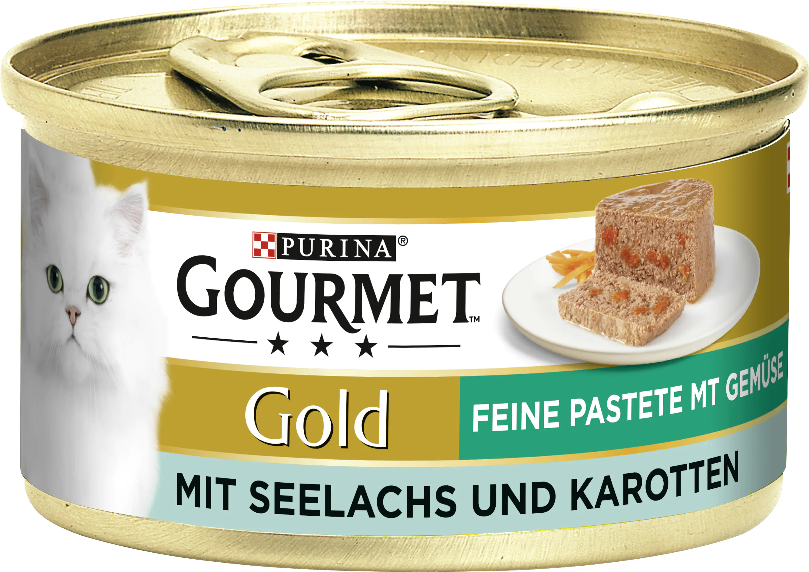 Gourmet Gold Feine Pastete mit Gemüse Seelachs und Karotten 85 g Gourmet Gold Feine Pastete mit Gemüse Seelachs und Karotten 85 g