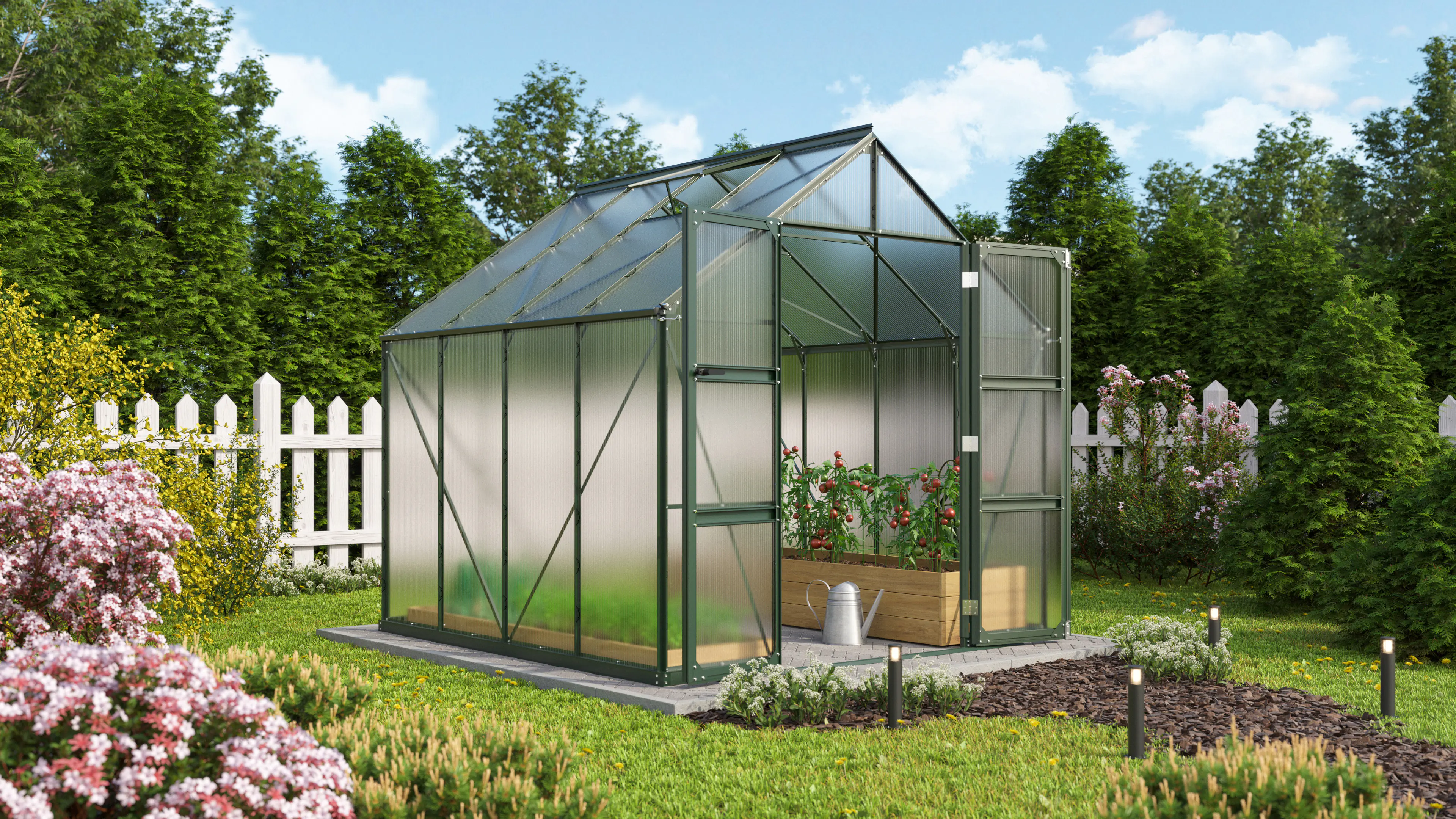 Vitavia Gewächshaus Domus 6700 257 x 261 cm 4 mm Hohlkammerplatten