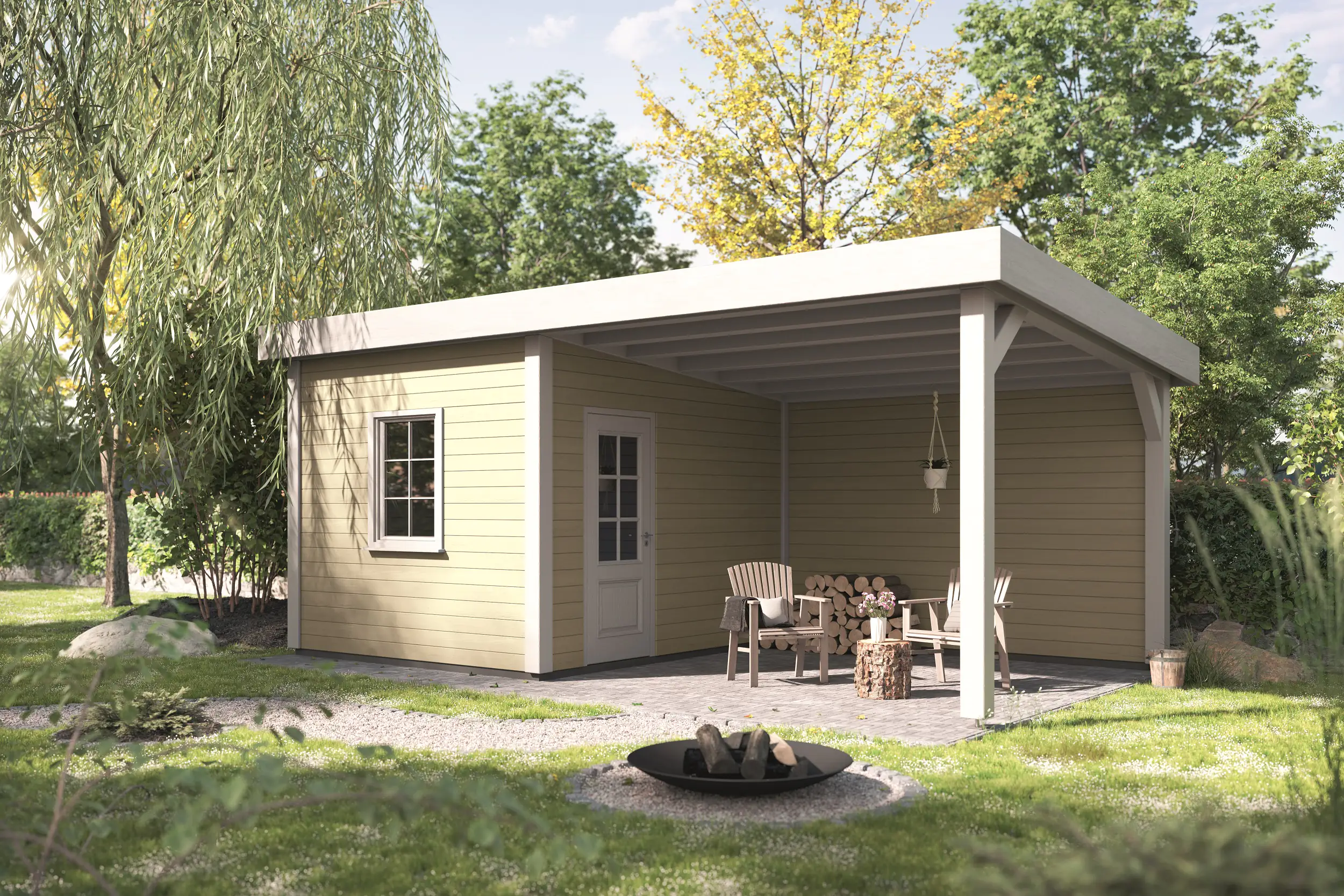 Alpina Wetterschutzfarbe 2,5 L kreideweiß