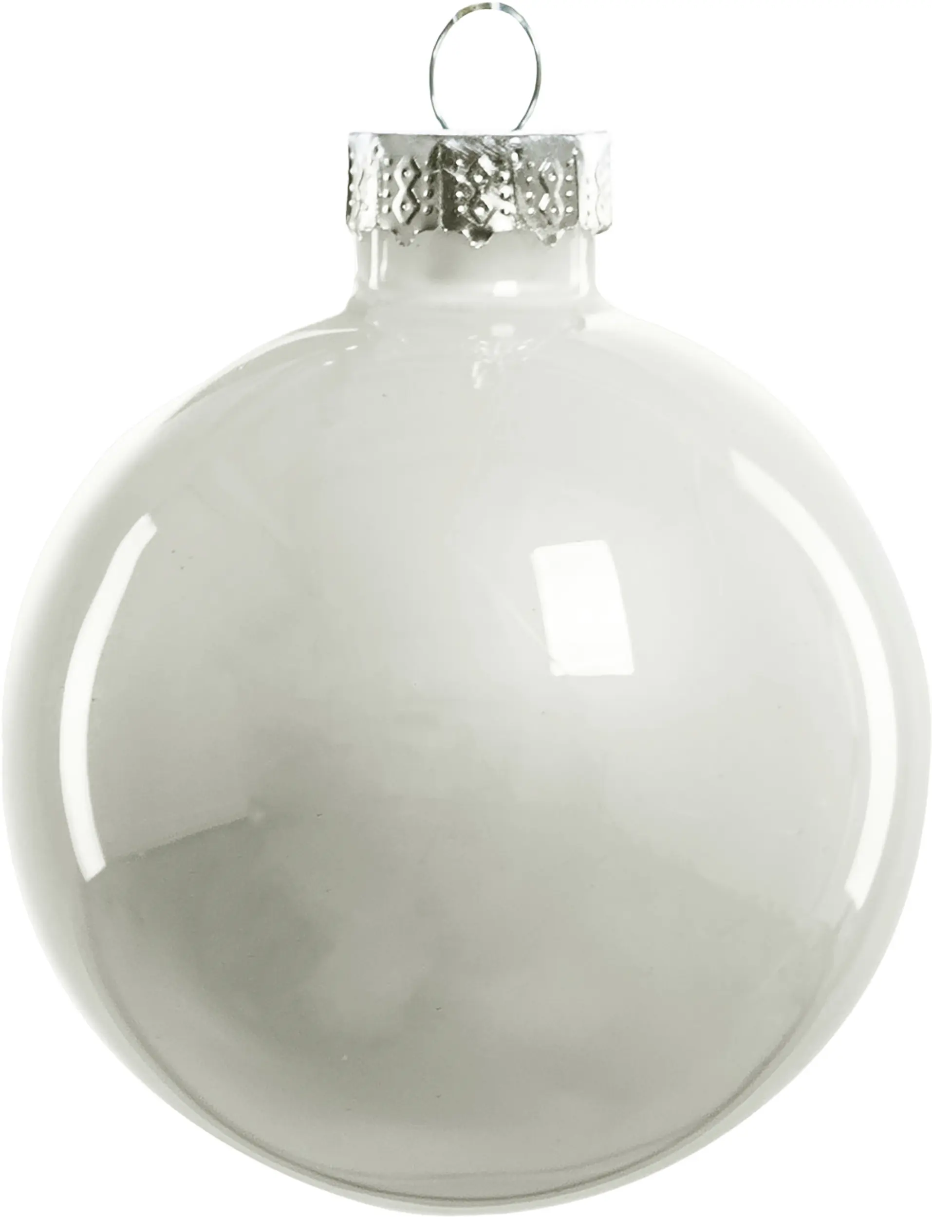 TrendLine Weihnachtskugeln aus Glas Ø 6 cm blau weiß 20 Stück