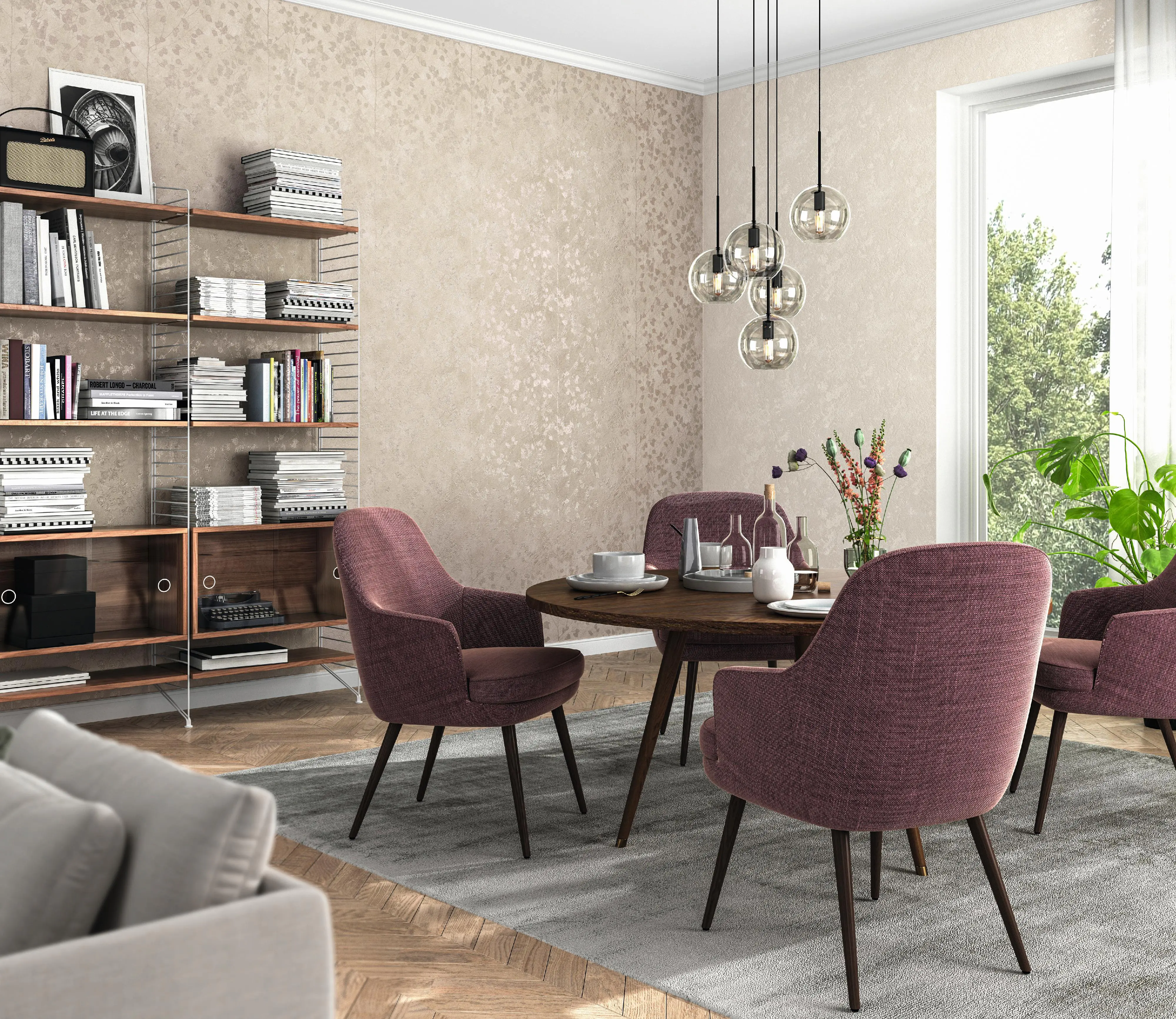 Rasch Vinyltapete 416626 Finca floral beige 10,05 x 0,53 m Rasch Vinyltapete 416626 Finca floral beige 10,05 x 0,53 m