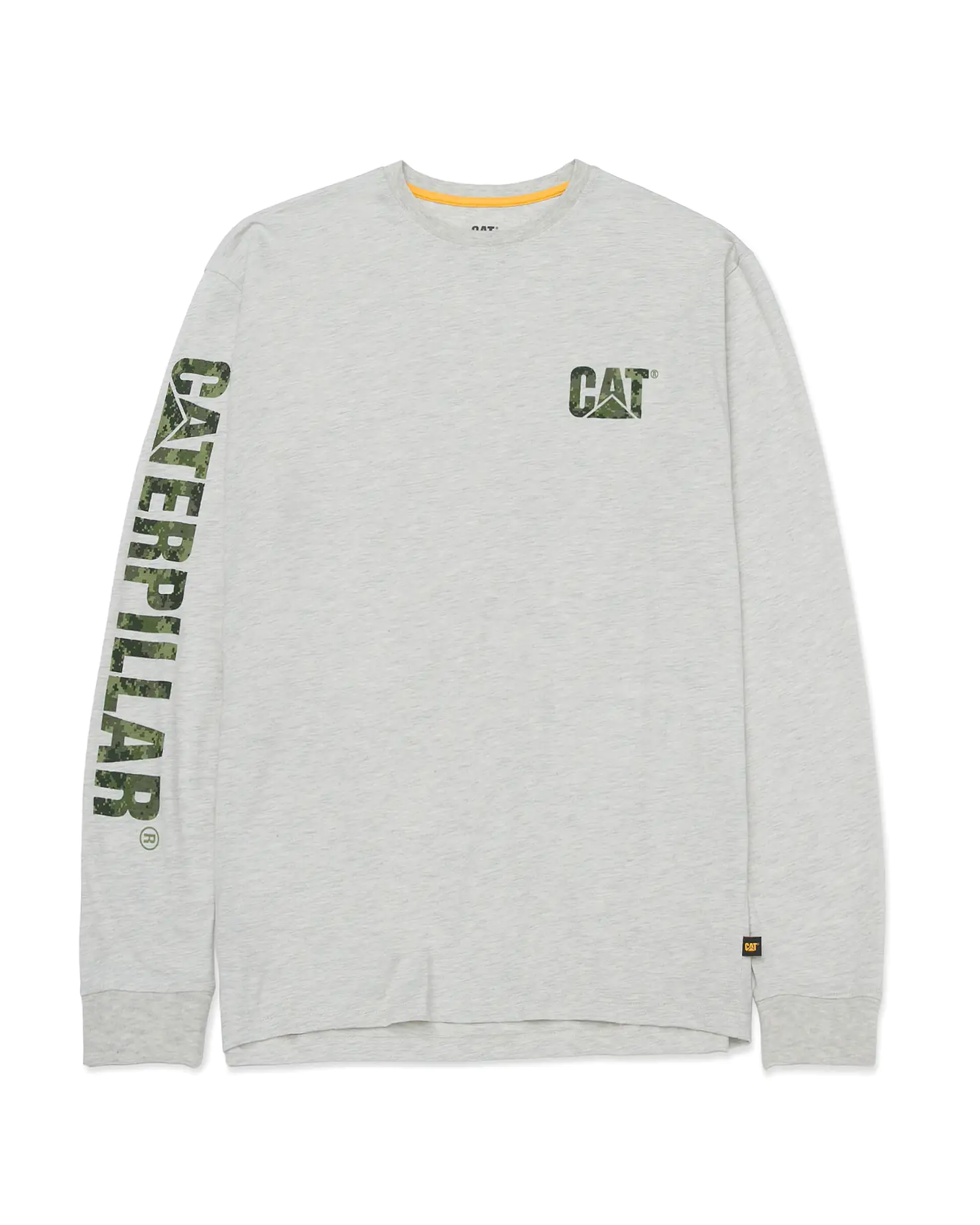 CAT Langarmshirt Banner Größe XL cream
