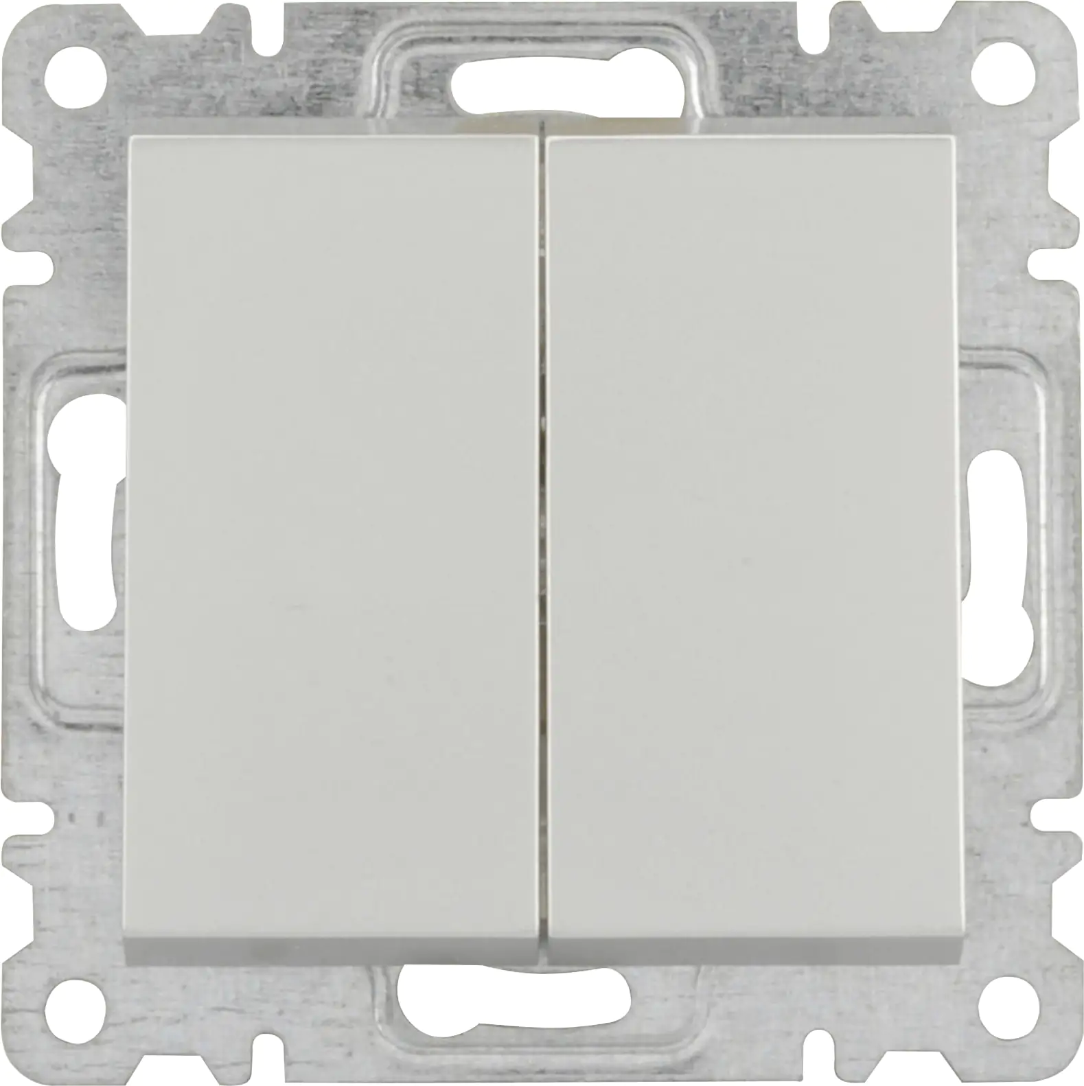 Unitec Serienschalter silber, Serie Karea Unitec Serienschalter silber, Serie Karea