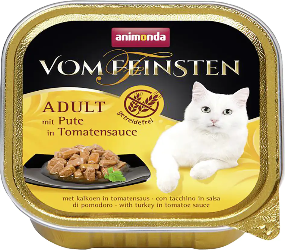 Animonda Vom Feinsten Adult Pute in Tomatensauce Katzenfutter 100 g Animonda Vom Feinsten Adult Pute in Tomatensauce Katzenfutter 100 g
