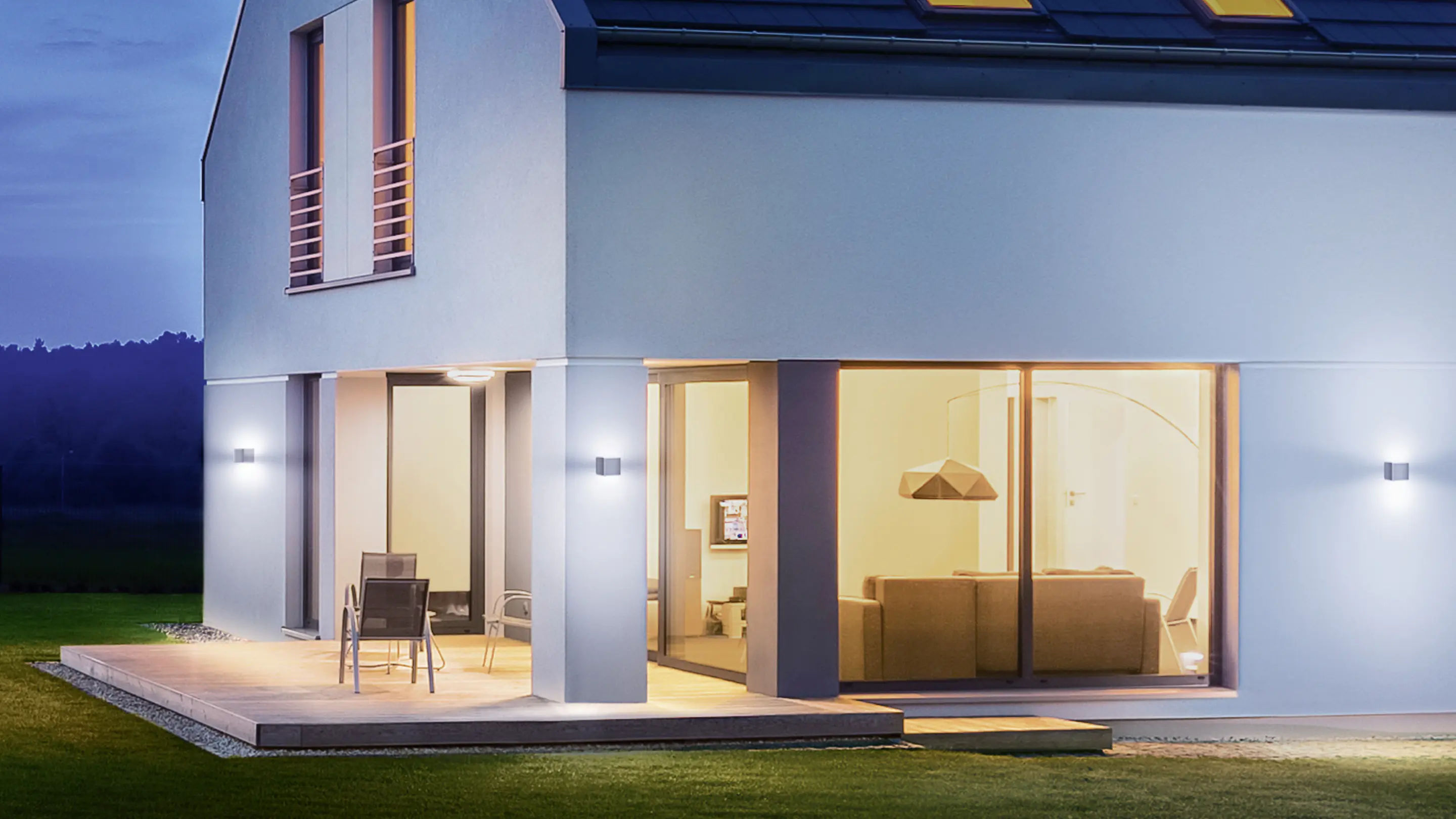 Steinel Außenleuchte L 830 C Anthrazit mit Bluetooth Connect