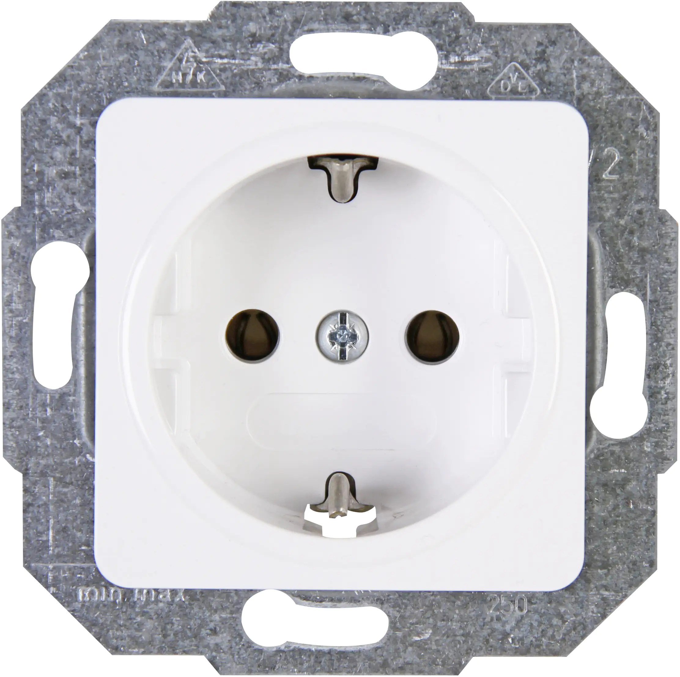 Kopp Schutzkontakt-Steckdose Cadiz arktisweiß, Unterputz Kopp Schutzkontakt-Steckdose Cadiz arktisweiß, Unterputz