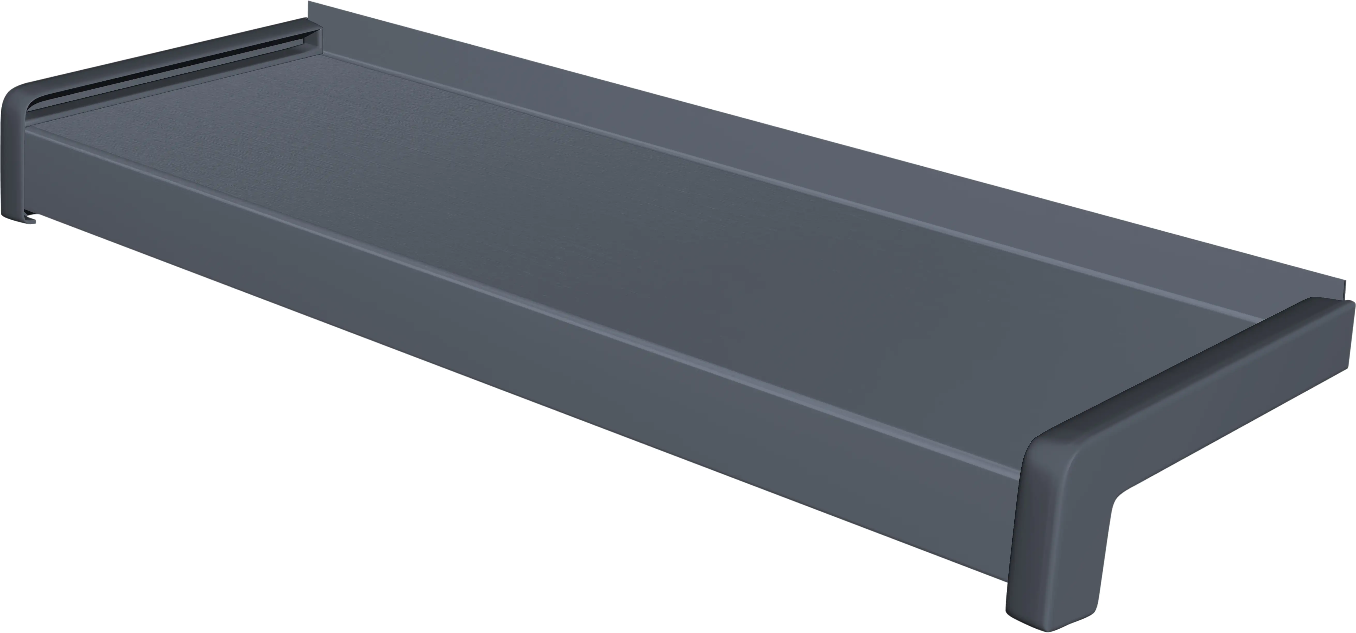 Sarei PVC Seitenteile anthrazit 150 mm