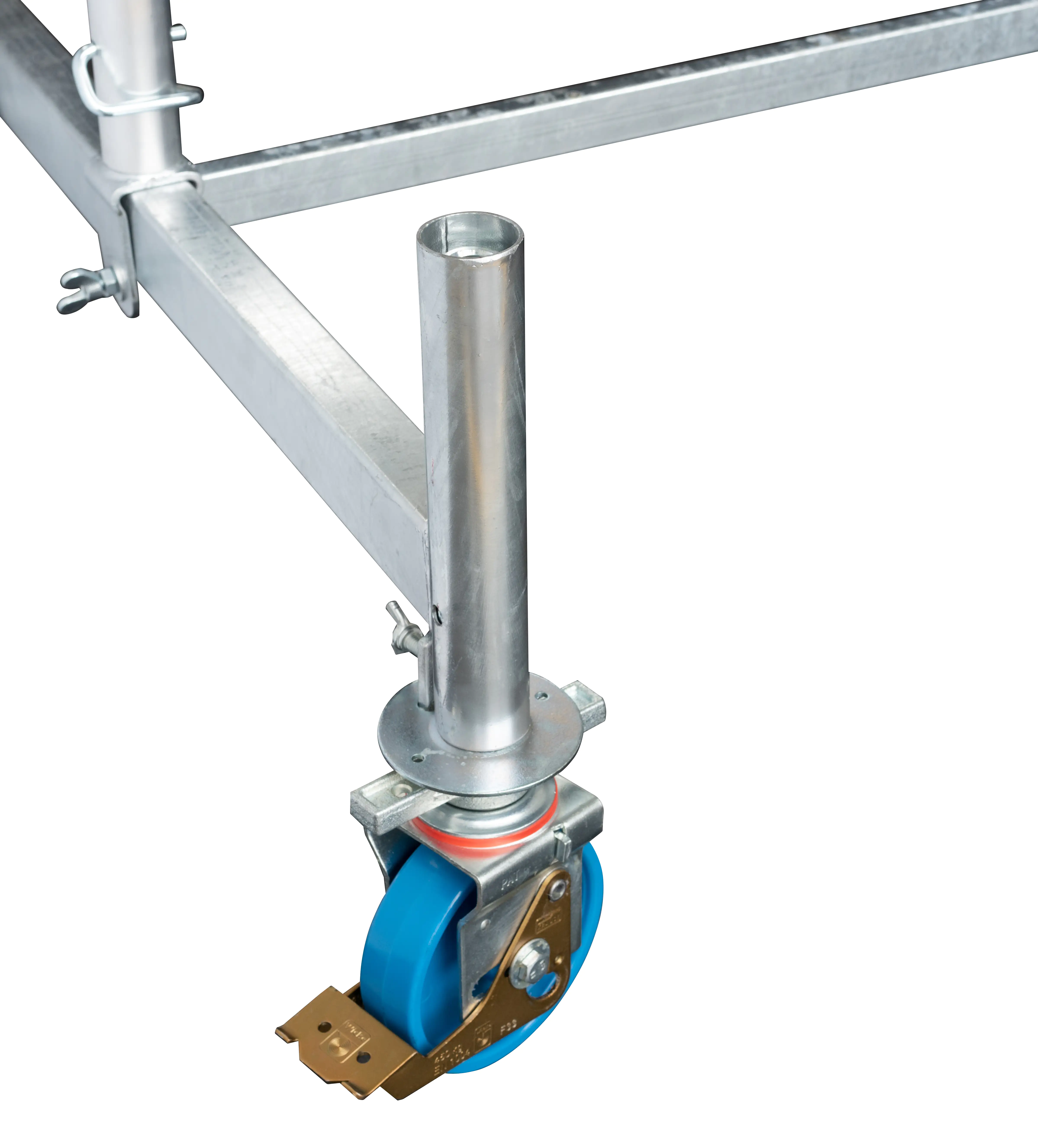 Krause Fahrrollenset 150 mm höhenverstellbar - 4 Stück