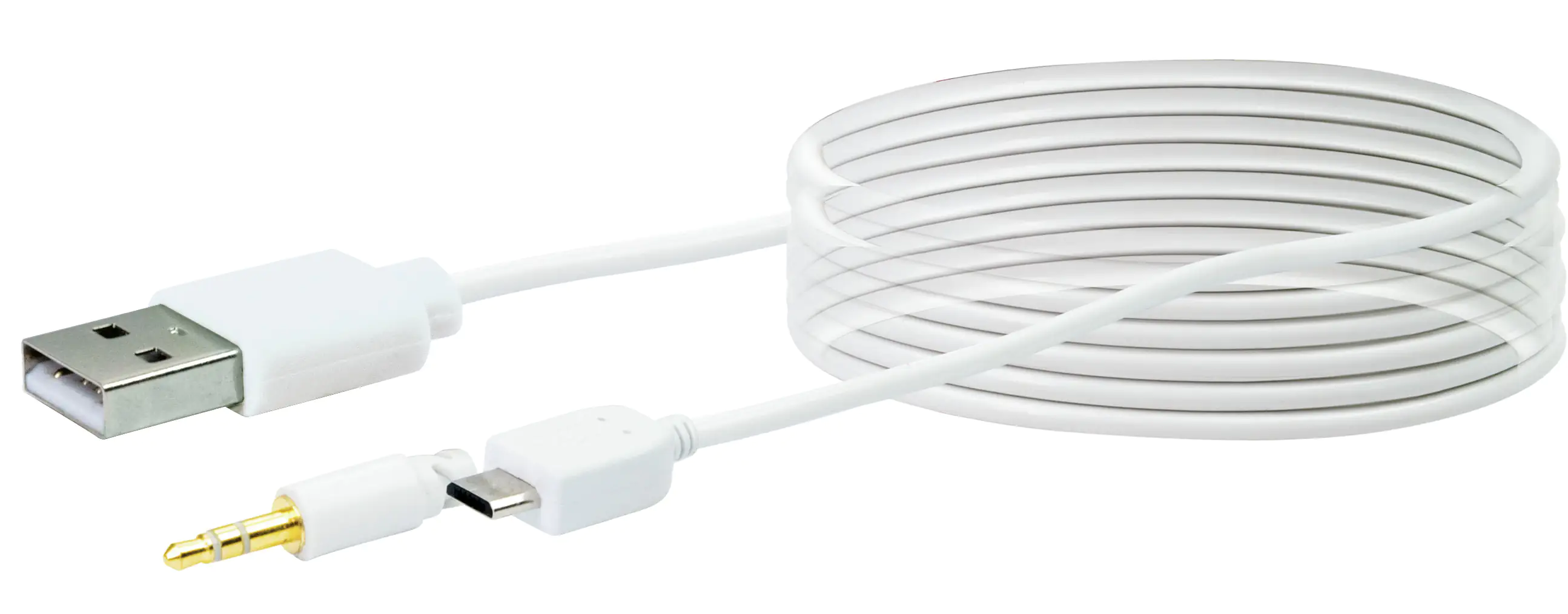 Schwaiger Micro USB Sync- & Ladekabel 3 m