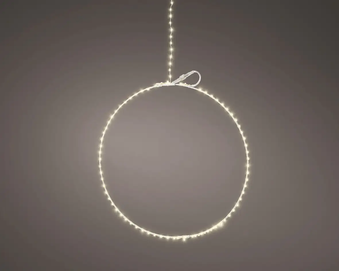 Kaemingk Metall Kreis beleuchtet 165 Lichter Ø 58 cm