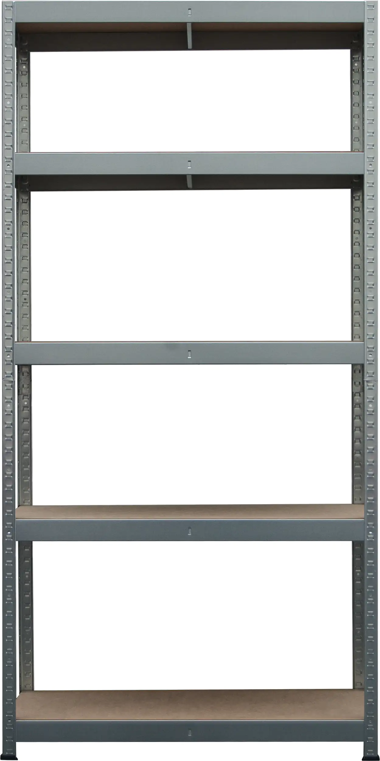 Metallsteckregal 180 x 90 x 40 cm 5 Holzböden 875 kg