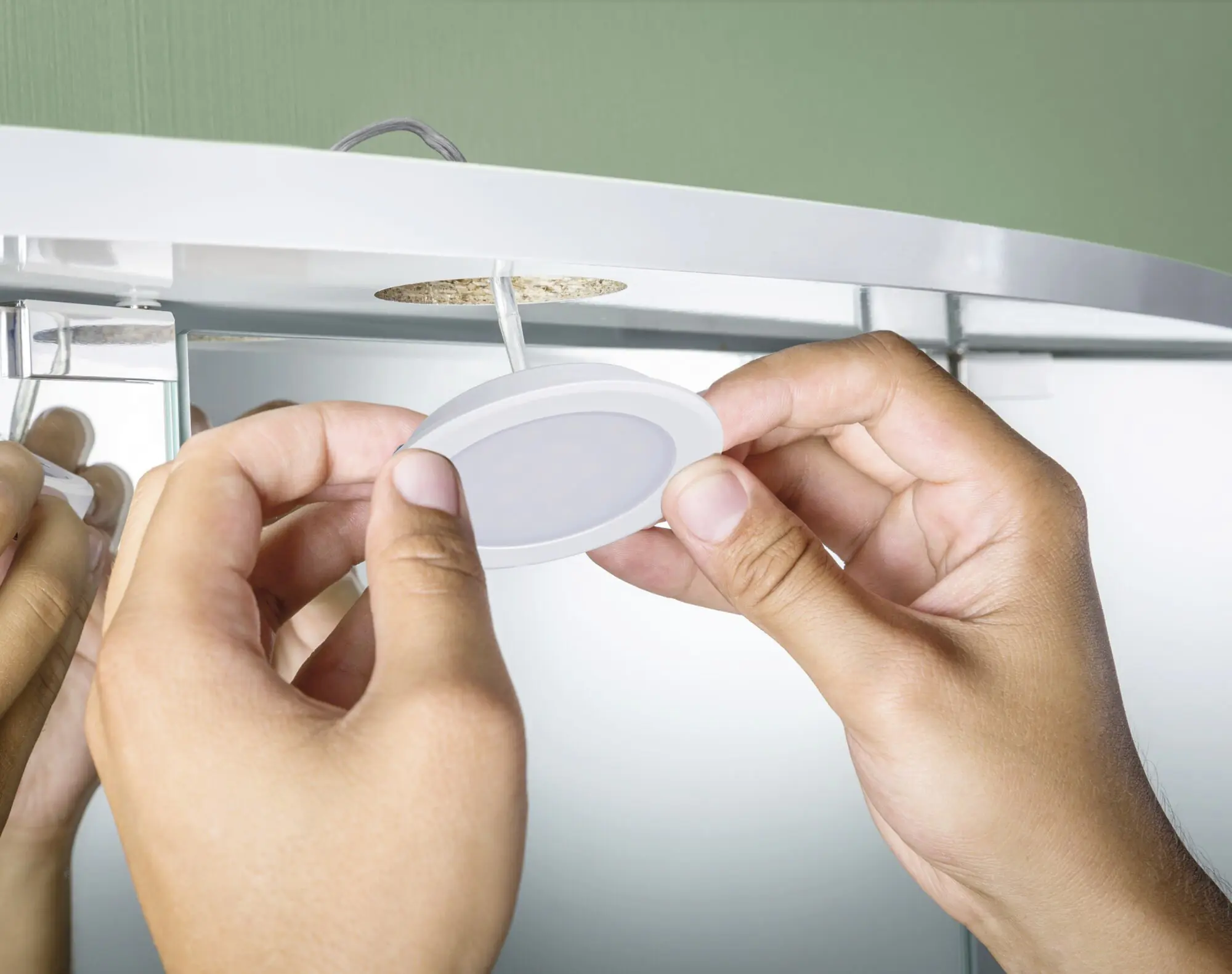 Paulmann LED Möbel-Einbauleuchte weiß Ø 6,5 cm warmweiß 3er Set