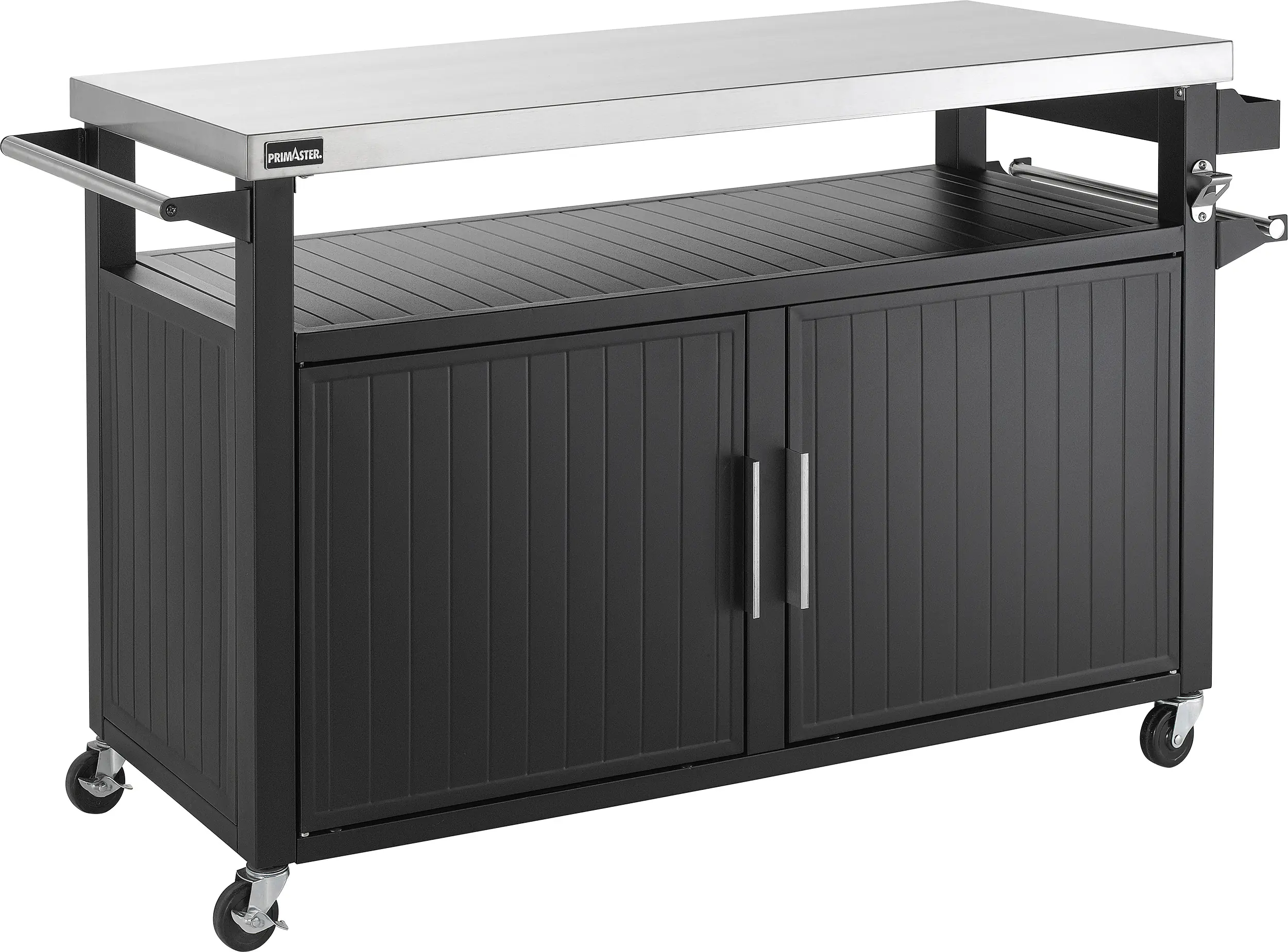 Primaster Grillwagen Napa XXL Universal 2-türig 153 x 90 cm schwarz