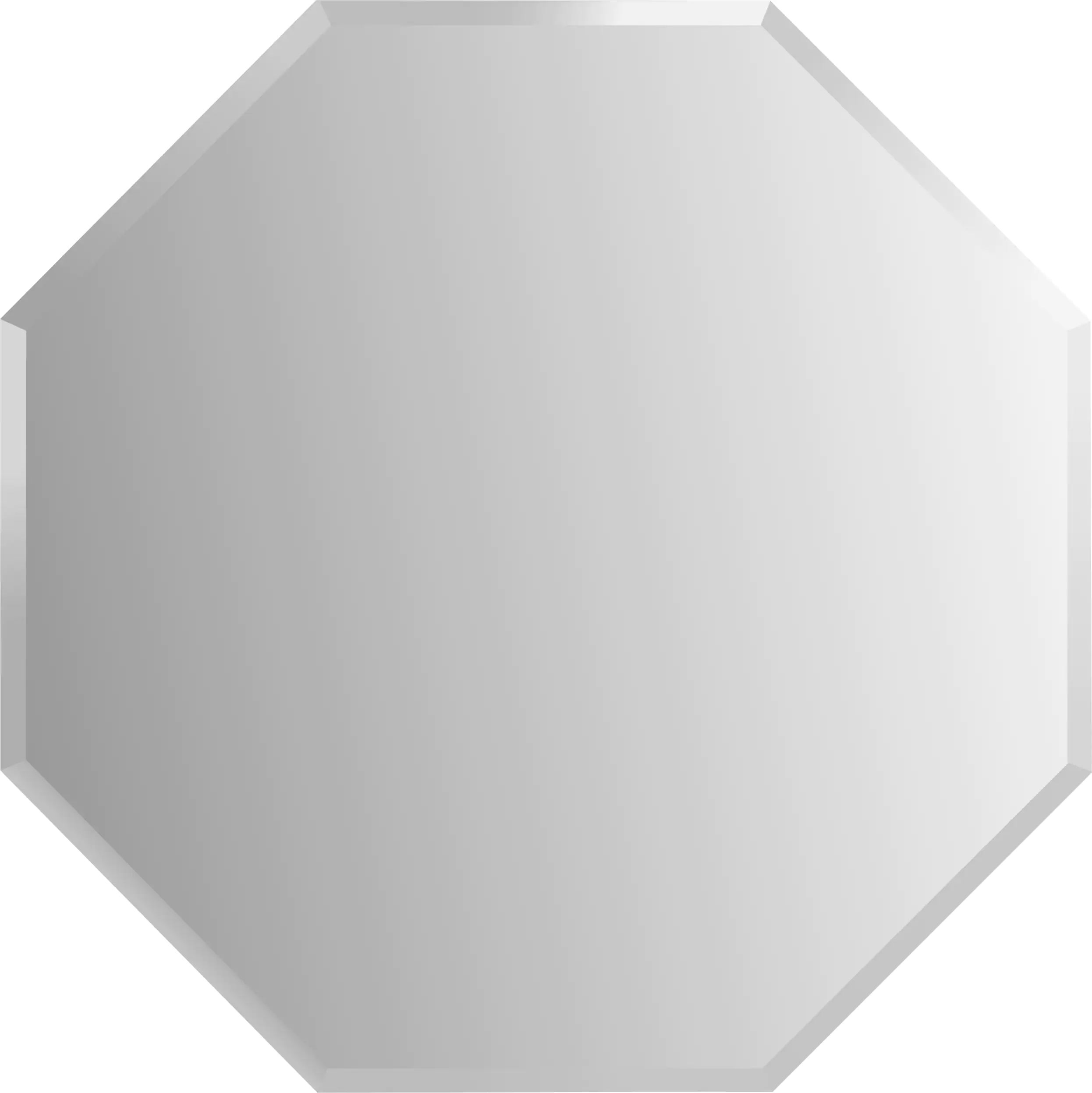 Kristallglasspiegel Saphir 50x50 cm