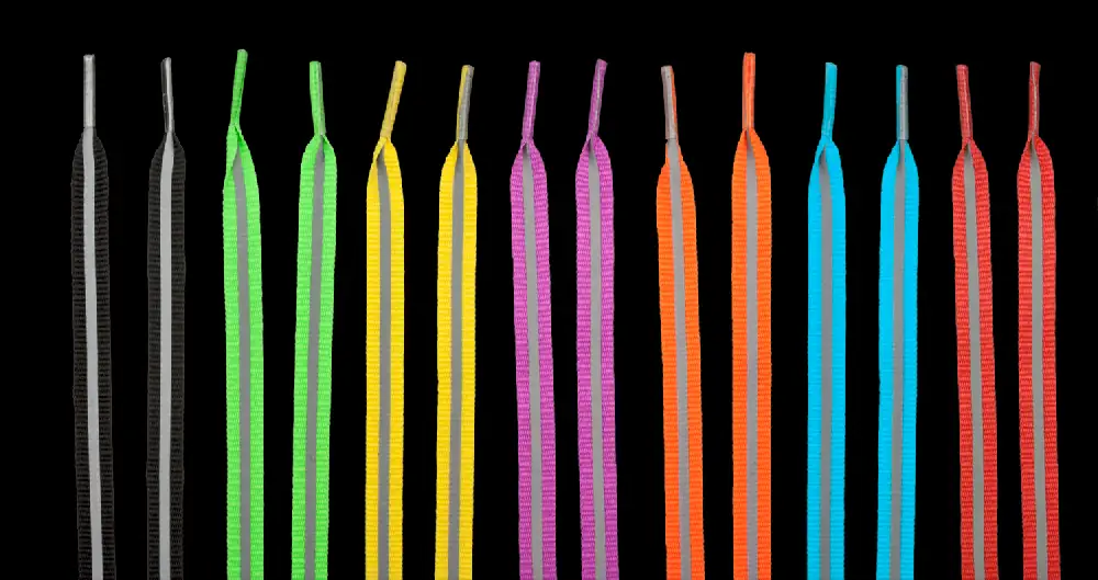 Walser Reflektierende Schnürsenkel orange 2-teilig