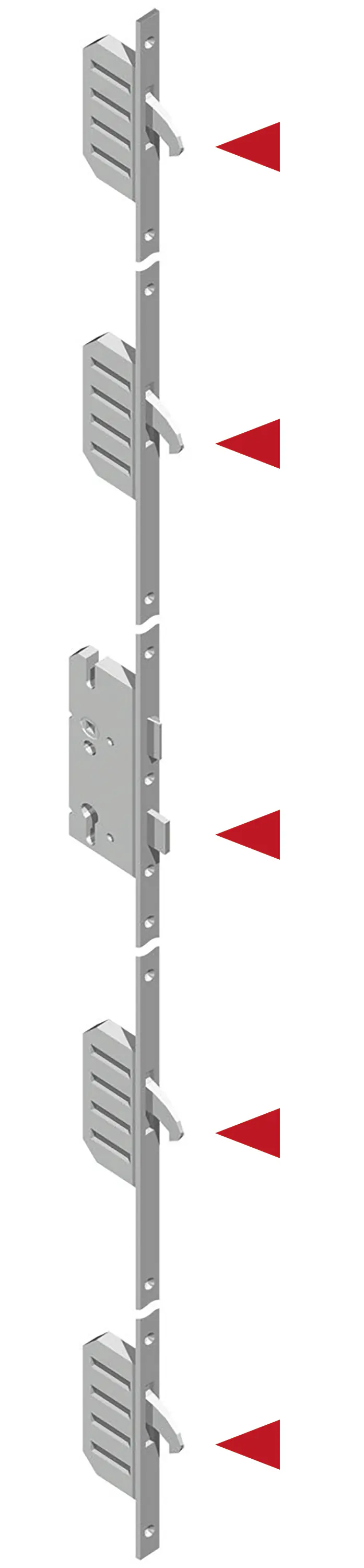 Splendoor Haustür Passivedoor Premium B06 Aluminium/Stahl Eiche BlackDesign DIN rechts 98 x 208 cm mit Tastatur & Fingerscan