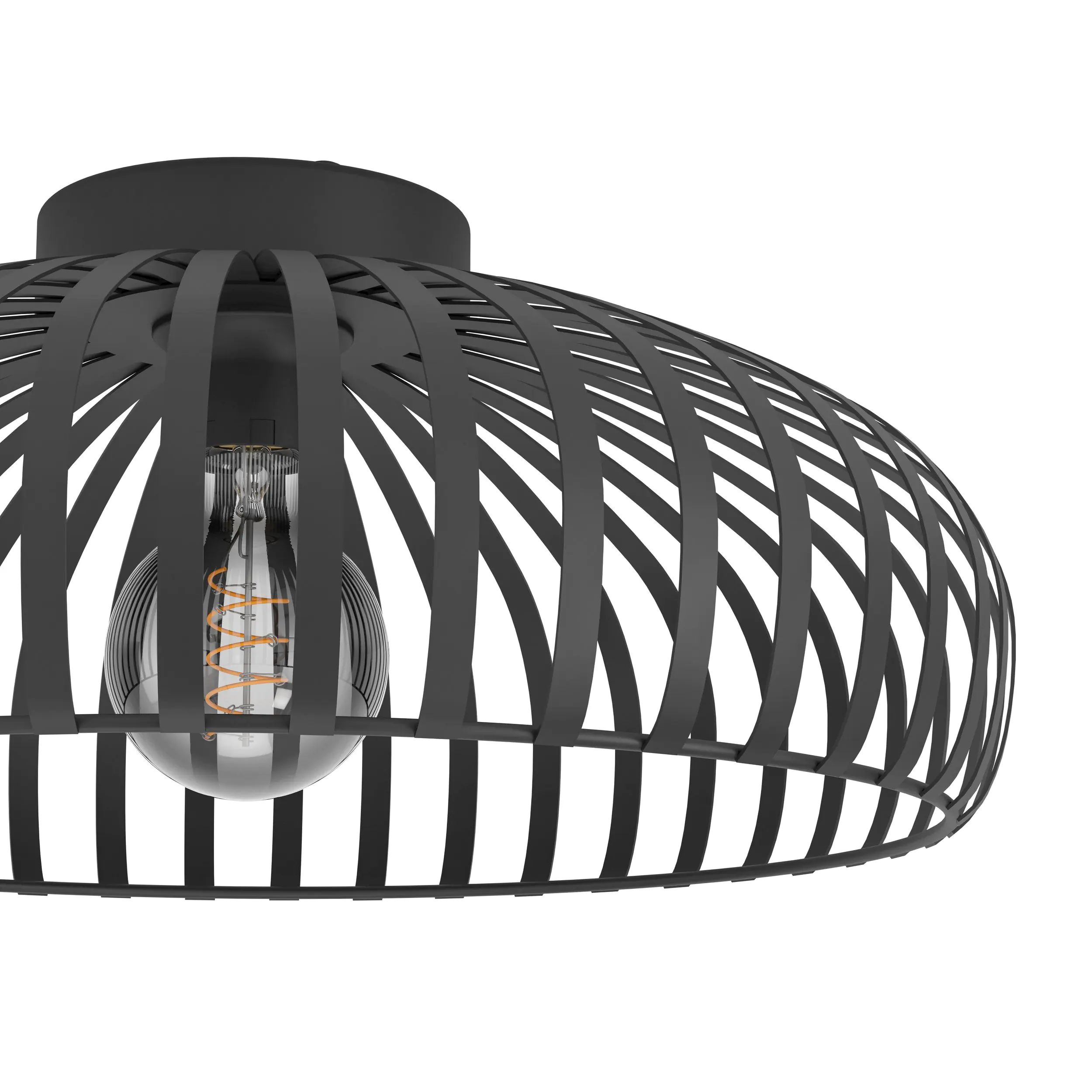 Eglo Deckenleuchte Mogano 3 schwarz Ø 43 cm Eglo Deckenleuchte Mogano 3 schwarz Ø 43 cm
