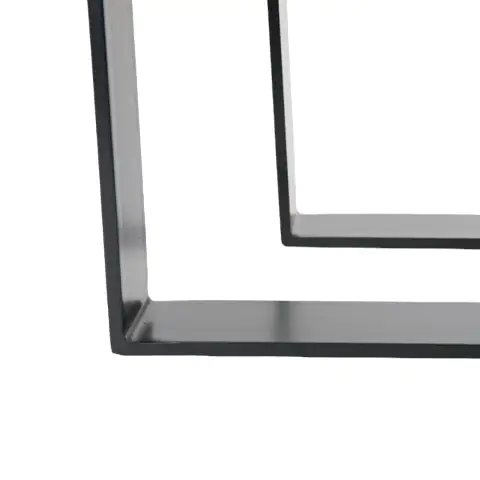 Primaster Tischgestell U-Form schwarz 71 x 70 cm