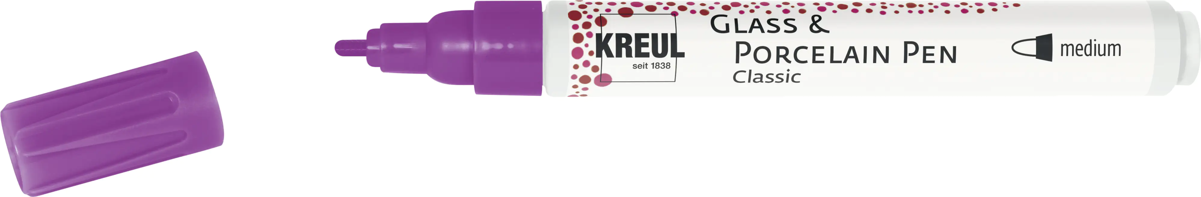 Kreul Glass & Porcelain Pen Classic flieder 2 - 4 mm Kreul Glass & Porcelain Pen Classic flieder 2 - 4 mm