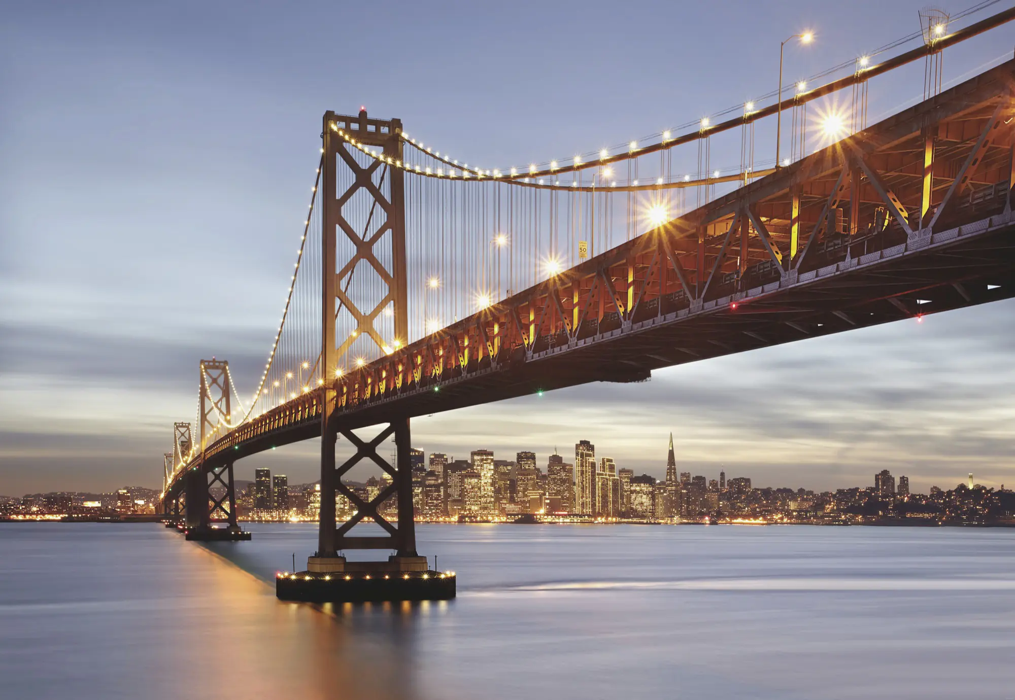 Komar Fototapete Bay Bridge 368 x 254 cm 