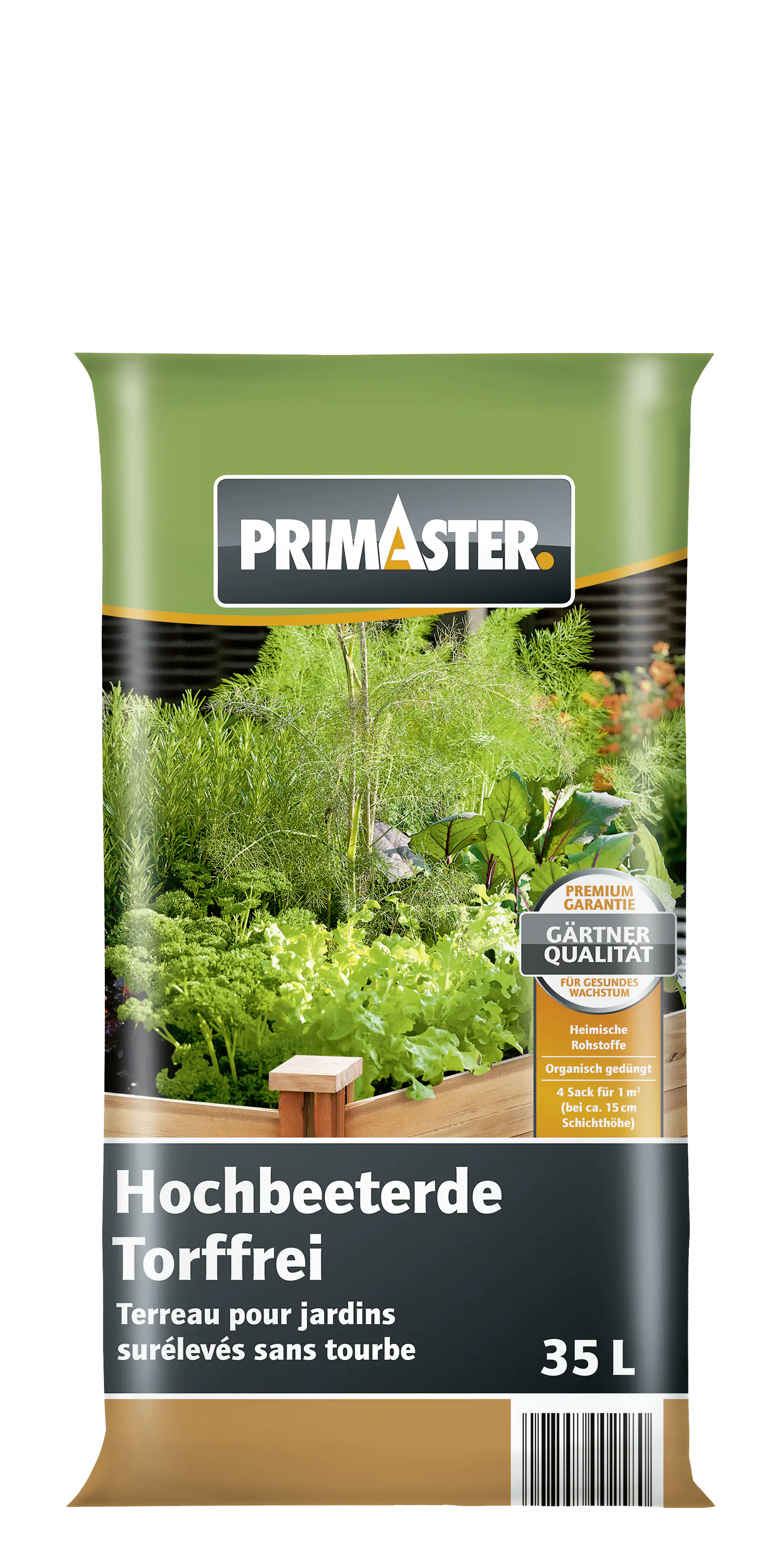 4008557002580 Primaster Hochbeeterde 35 L