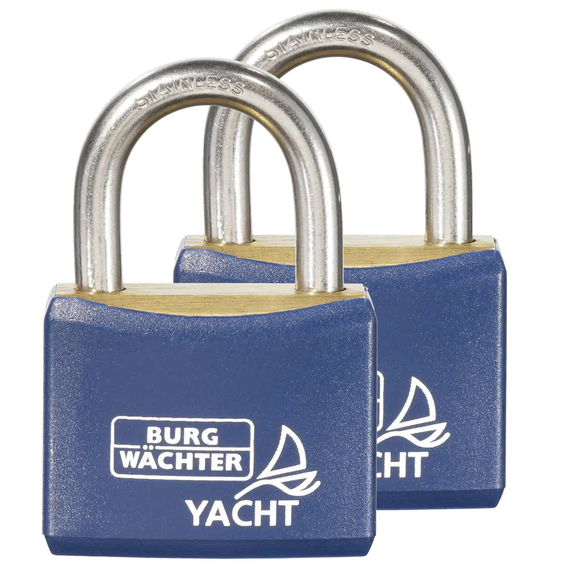 Burg Wächter Vorhängeschloss Duo 460 Ni 40 SB Yacht 22.0 x 23.5 mm