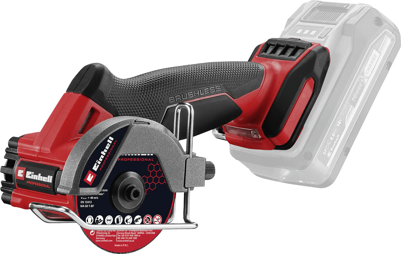Einhell Professional Akku-Trennschleifer TP-CO 18/76-C Li BL Solo