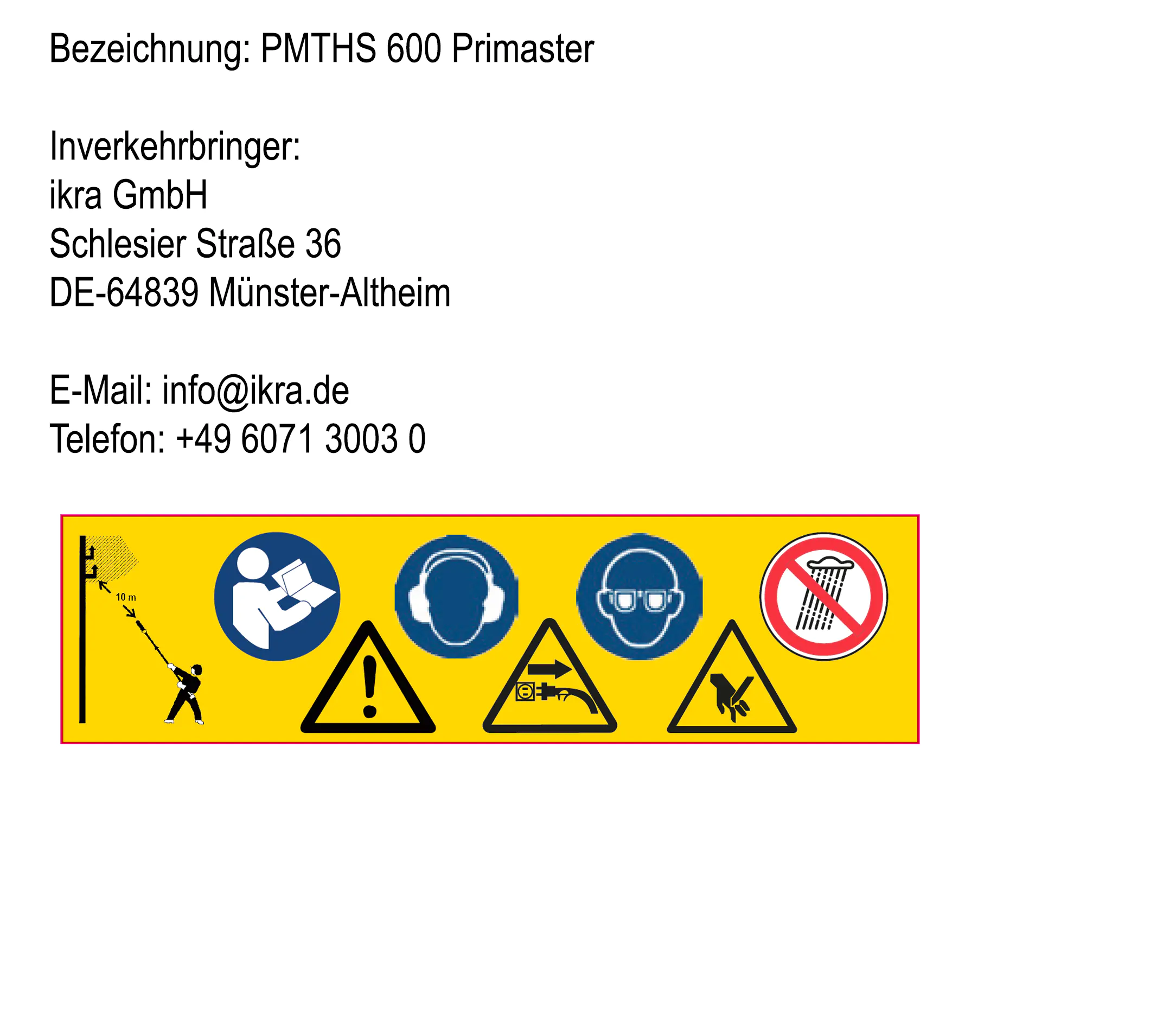 Primaster Elektro-Stabheckenschere PMTHS 600 51,5 cm Schnittlänge