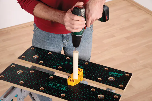 Wolfcraft Spanntisch Master 200 MDF Arbeitsfläche 64,5 x 30,0 cm