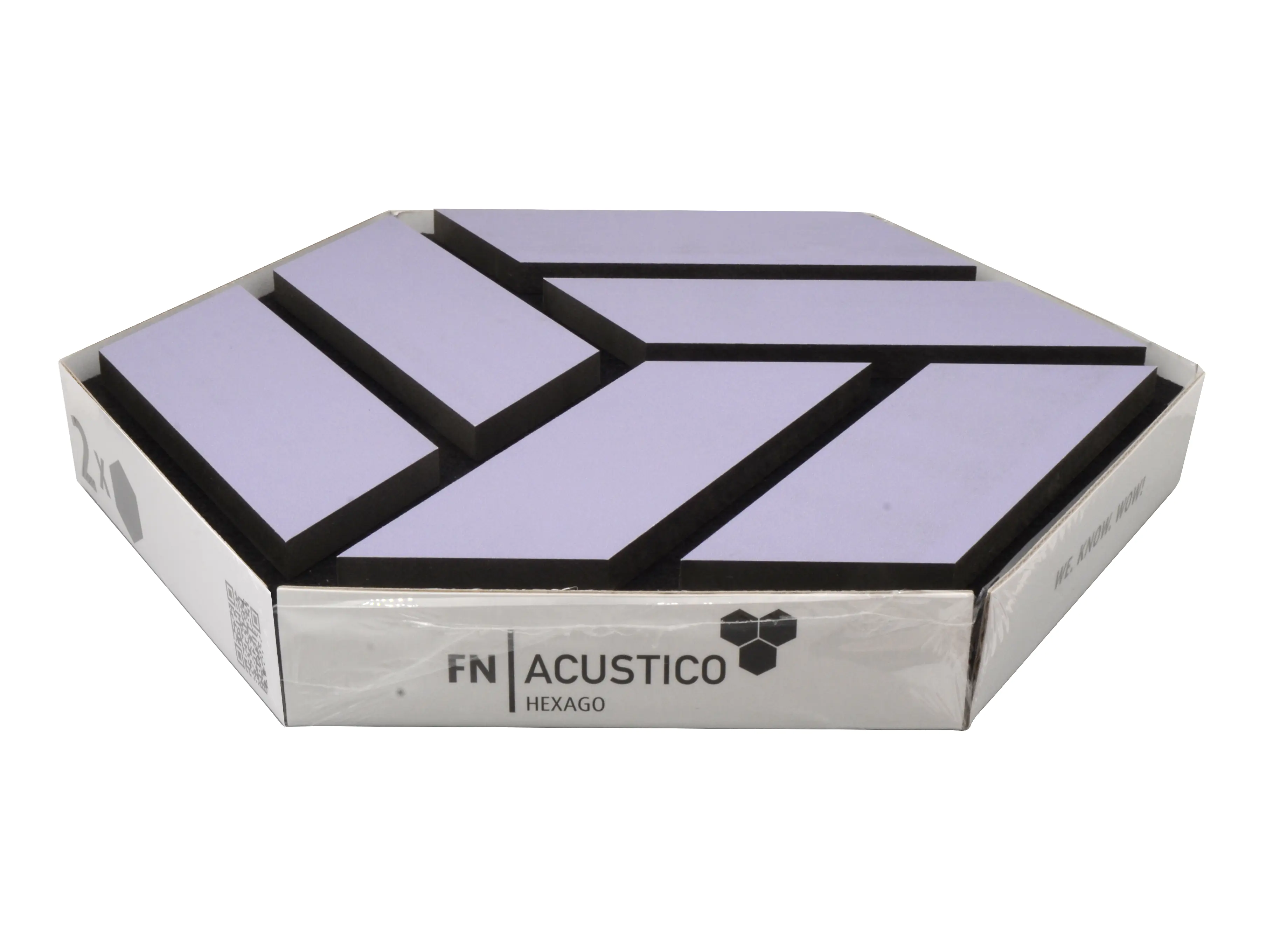 Neuhofer Akustikpaneele Hexago Lavendel violette 30 x 26 x 1,9 cm