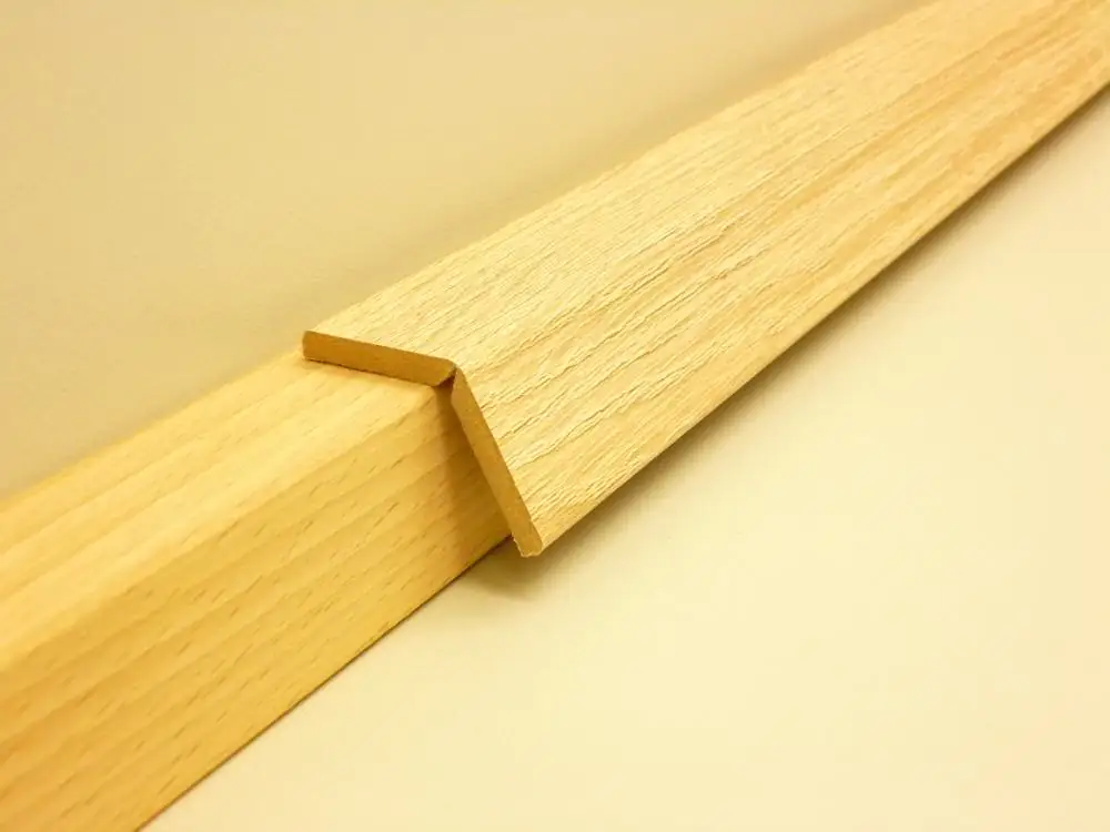 B.S. Bauprogramm Knickwinkelleiste 260 cm 28 x 28 mm Eiche Sonoma