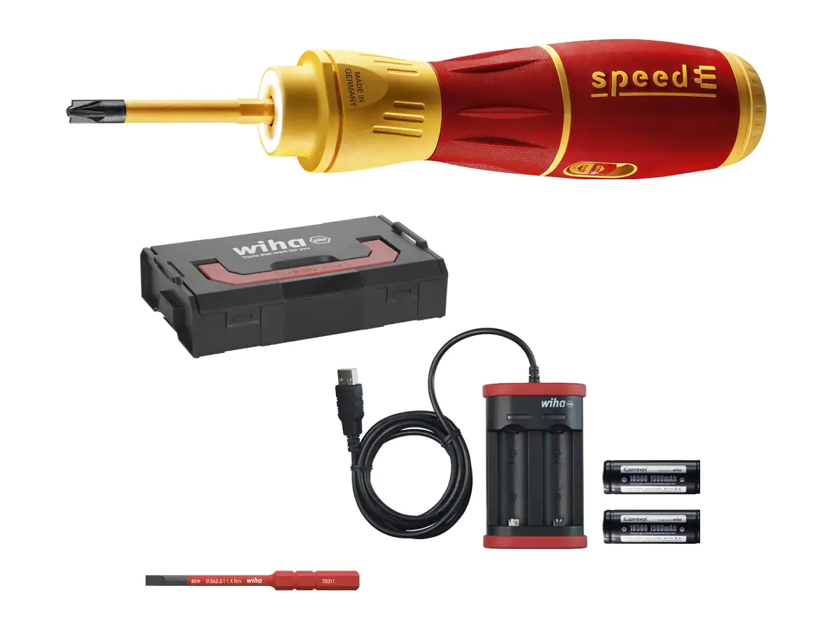 Wiha E-Schraubendreher speedE II electric 7-teilig Wiha E-Schraubendreher speedE II electric 7-teilig
