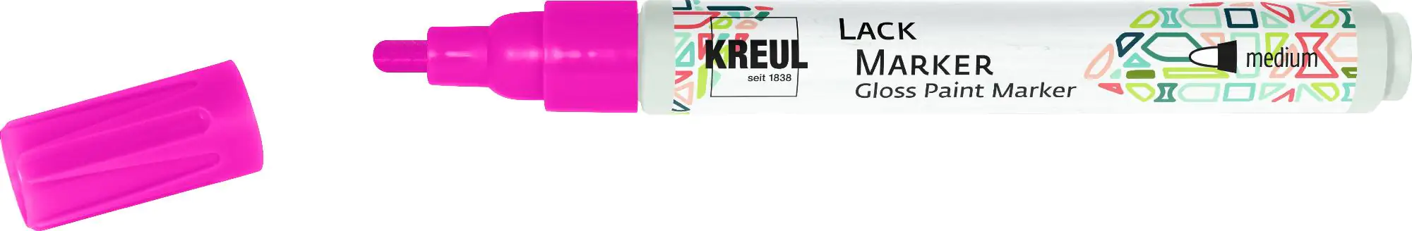 Kreul Lack Marker medium neon-pink 2 - 4 mm