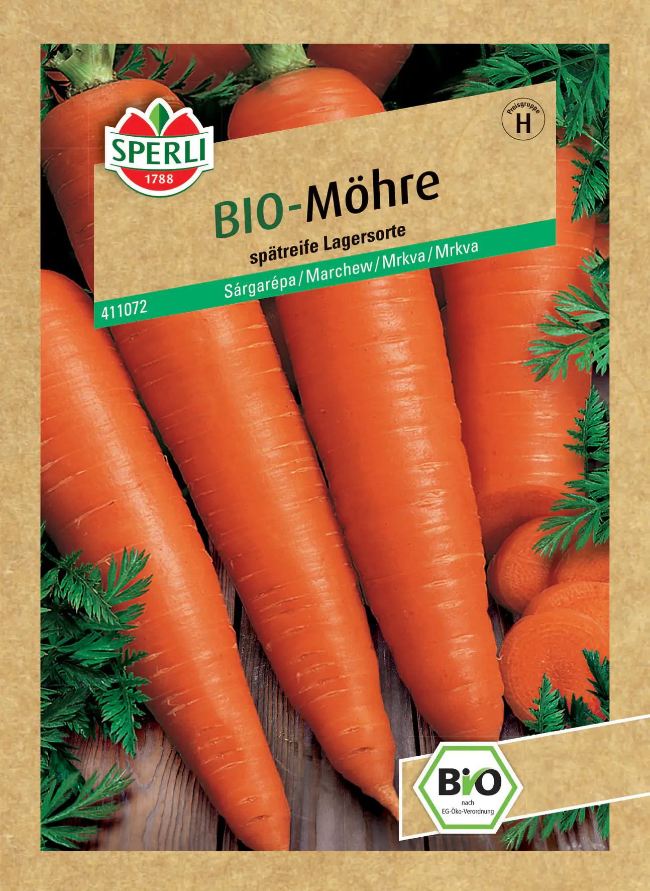 Sperli BIO Möhre Lagersorte Sperli BIO Möhre Lagersorte