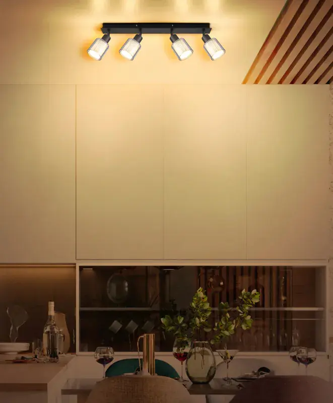 Globo Strahler Villegas 56 x 18,6 cm L x H schwarz-chrom matt