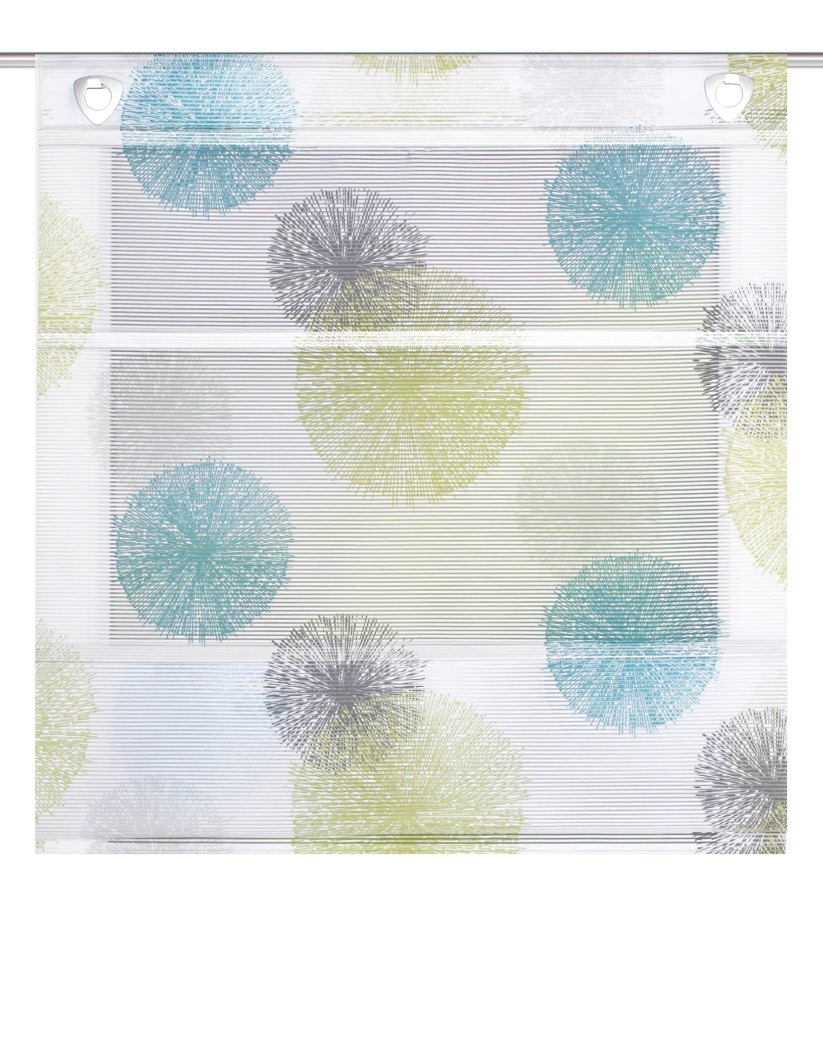 Magnetrollo Bambus Rawlins blau-grün 210 x 70 cm 