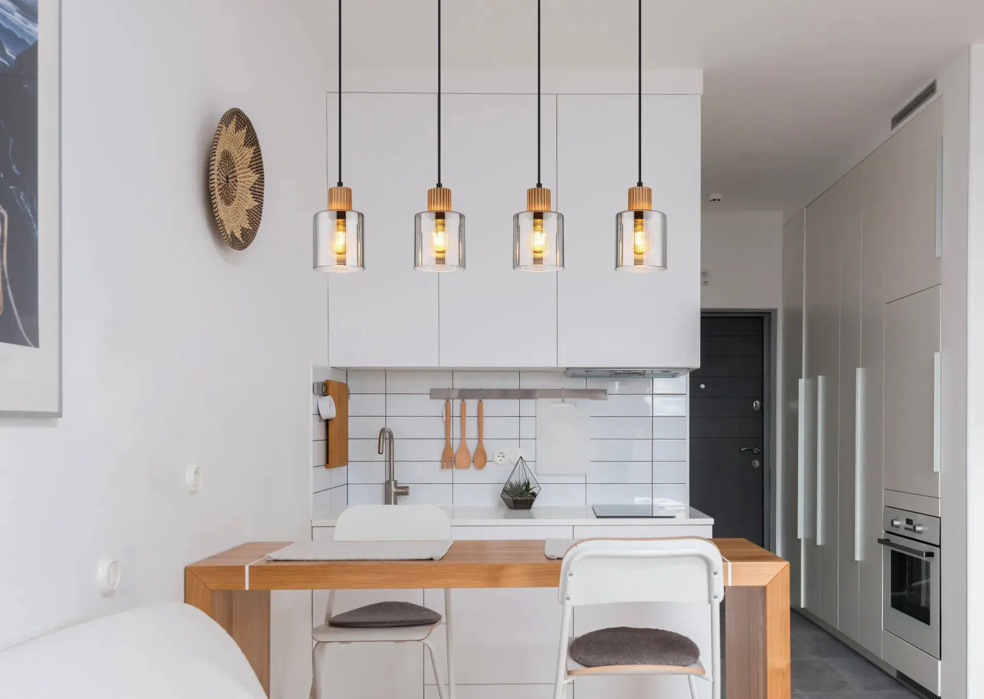 Globo Hängeleuchte Aleidis 78 x 12 x 120 cm L x B x H schwarz matt