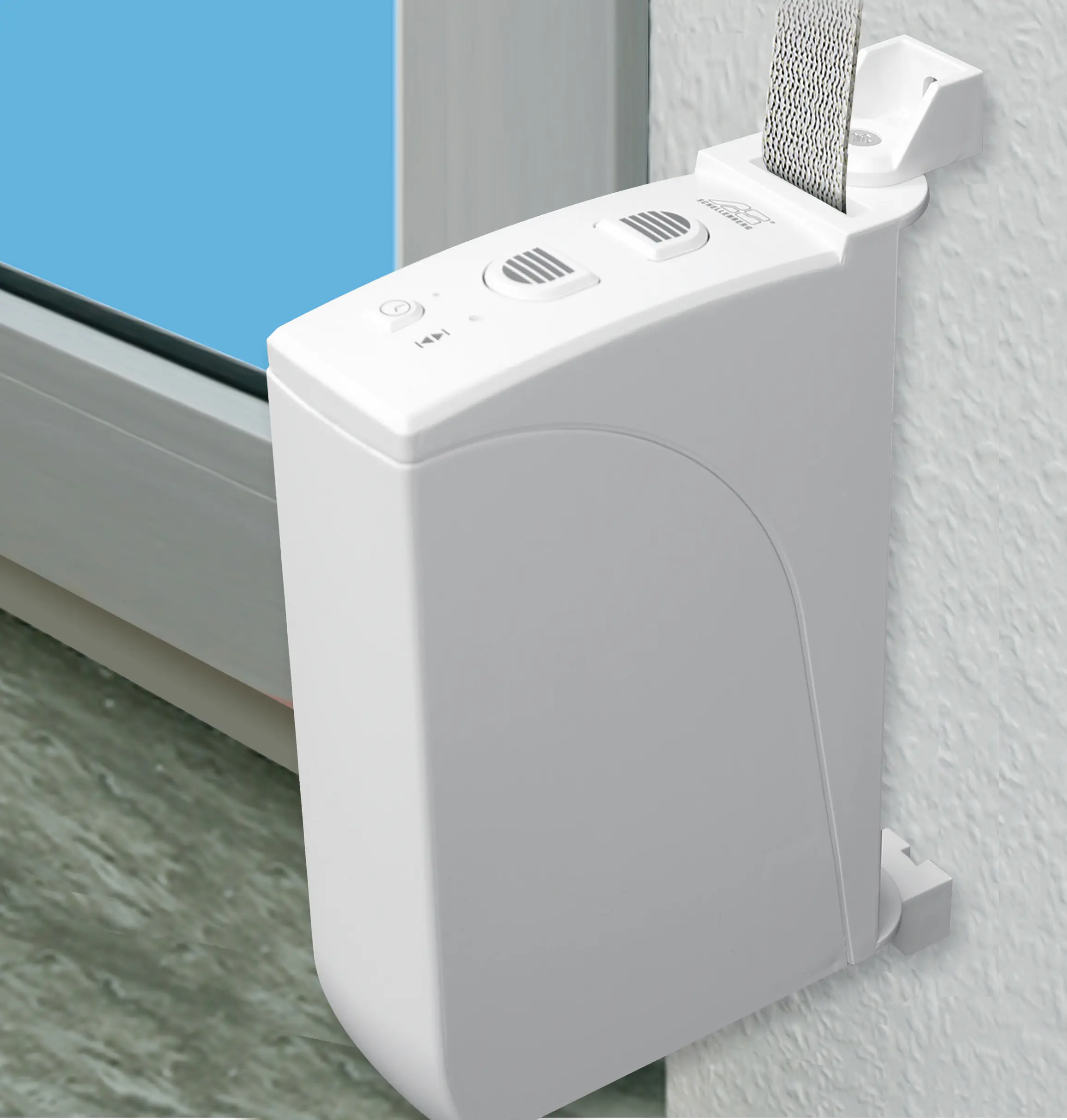 Schellenberg elektrischer Gurtwickler Mini RolloDrive 35, für 20 kg/4,0 m²