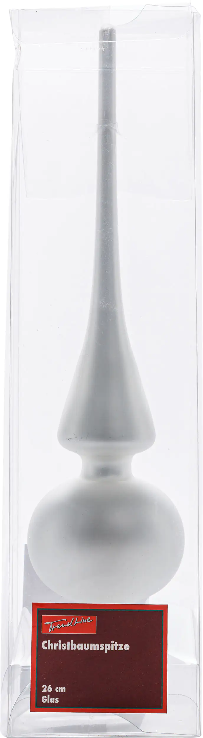 2076601538387_01 TrendLine Christbaumspitze 26 cm, matt