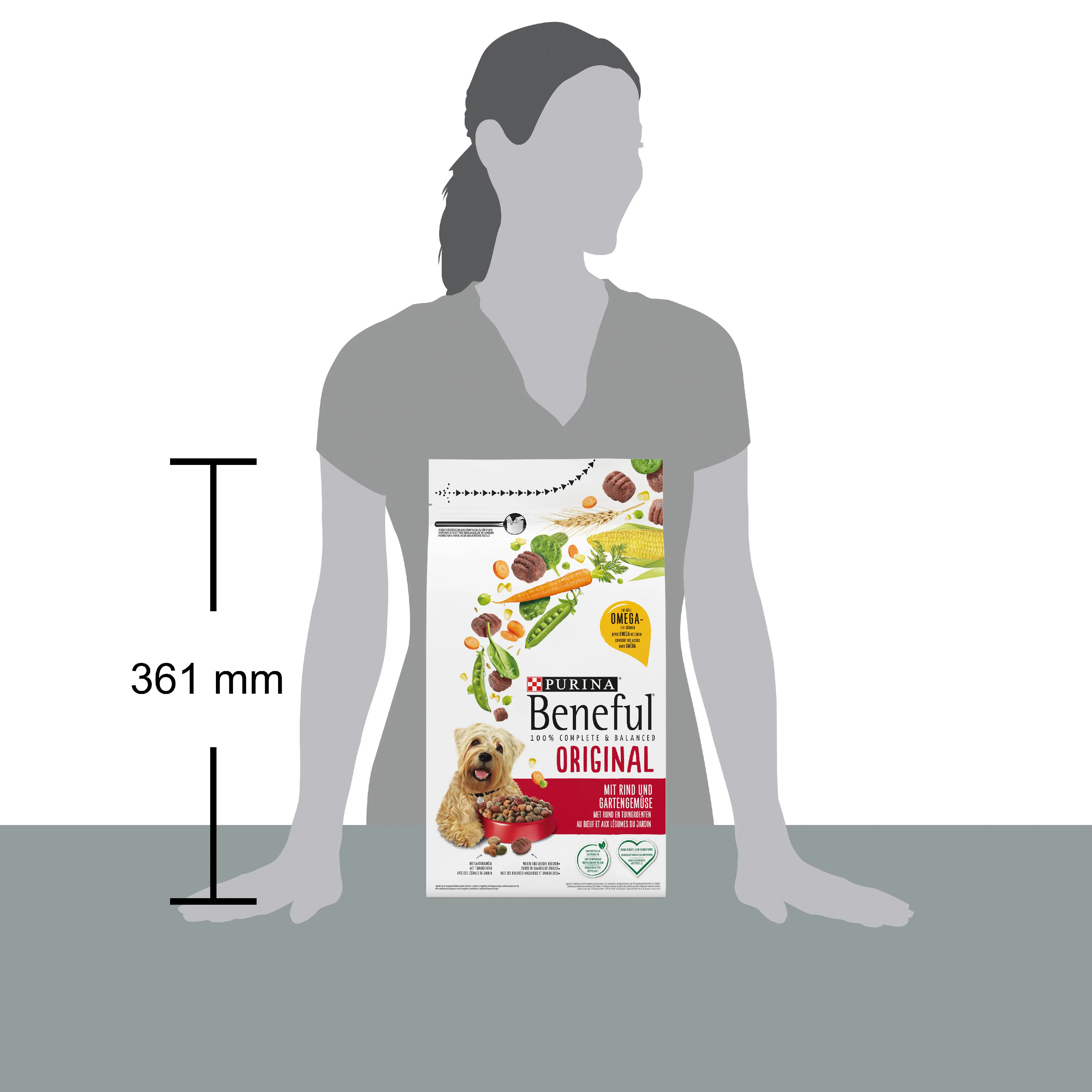 Beneful Hundefutter Original mit Rind & Gartengemüse 1,4 kg