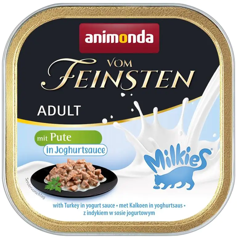 4017721830409 Animonda vom Feinsten Katzennassfutter mit Pute in Joghurtsauce, 100g