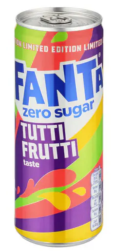 Fanta Tutti Frutti Zero Sugar 0,25L 
