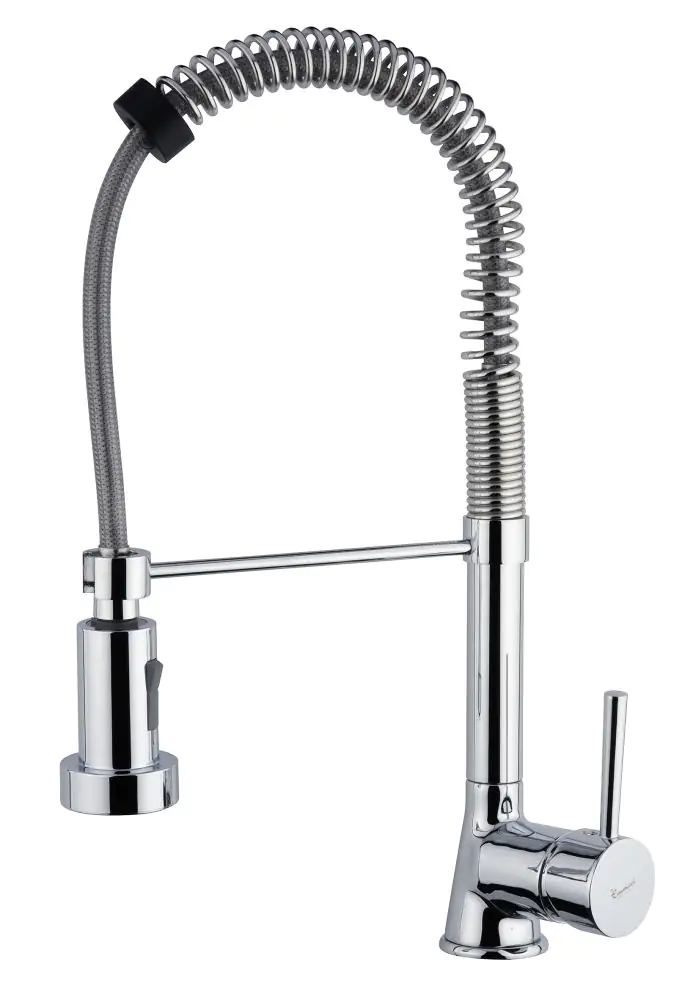 Emmevi Küchenarmatur Piper chrom, mit herausziehbarer Brause