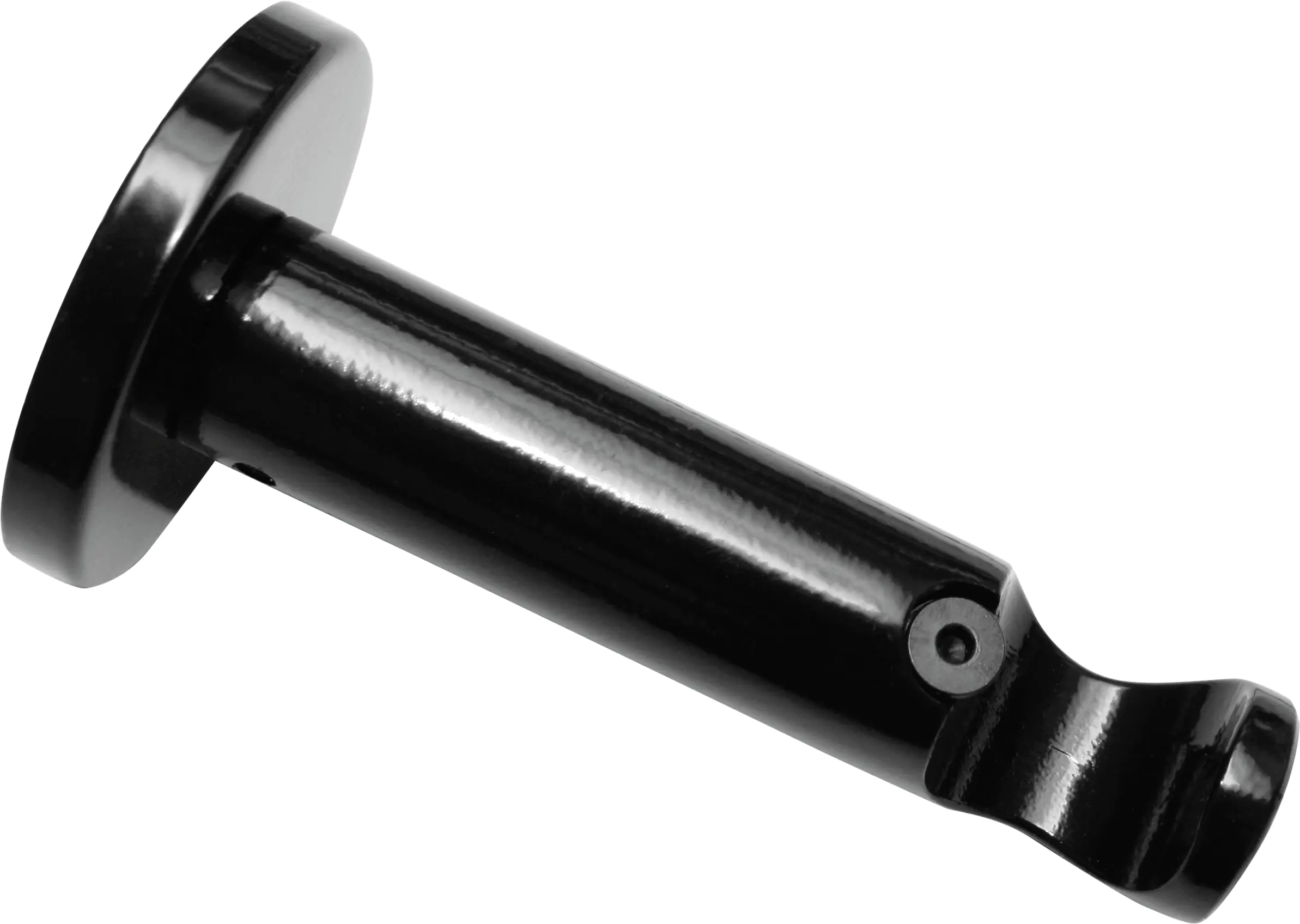 Gardinia Träger für Metallmontageplatte Chicago für Ø 20 mm offen schwarz 8 cm