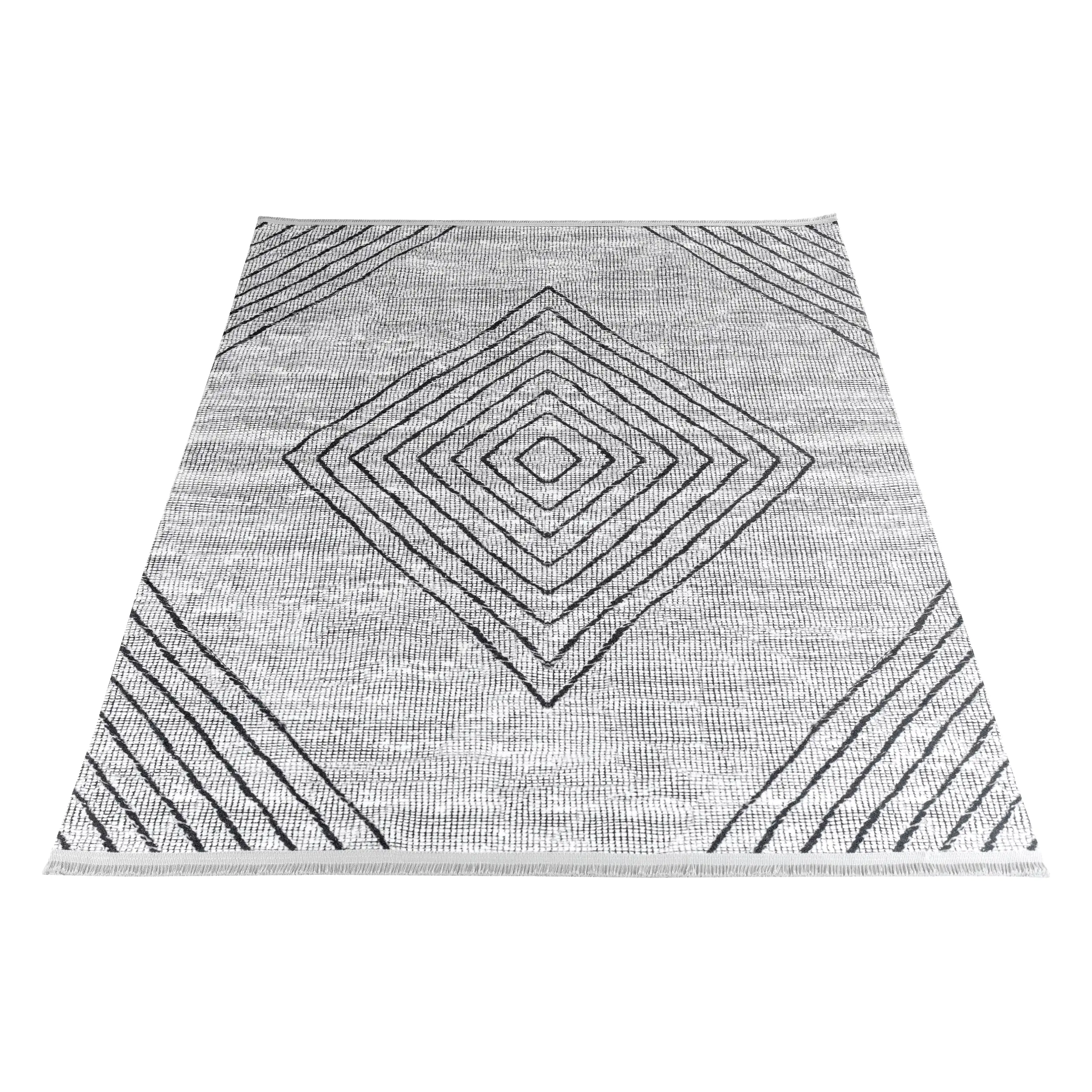 Teppich Efe - waschbar 1010 grey, 120 x 170 cm