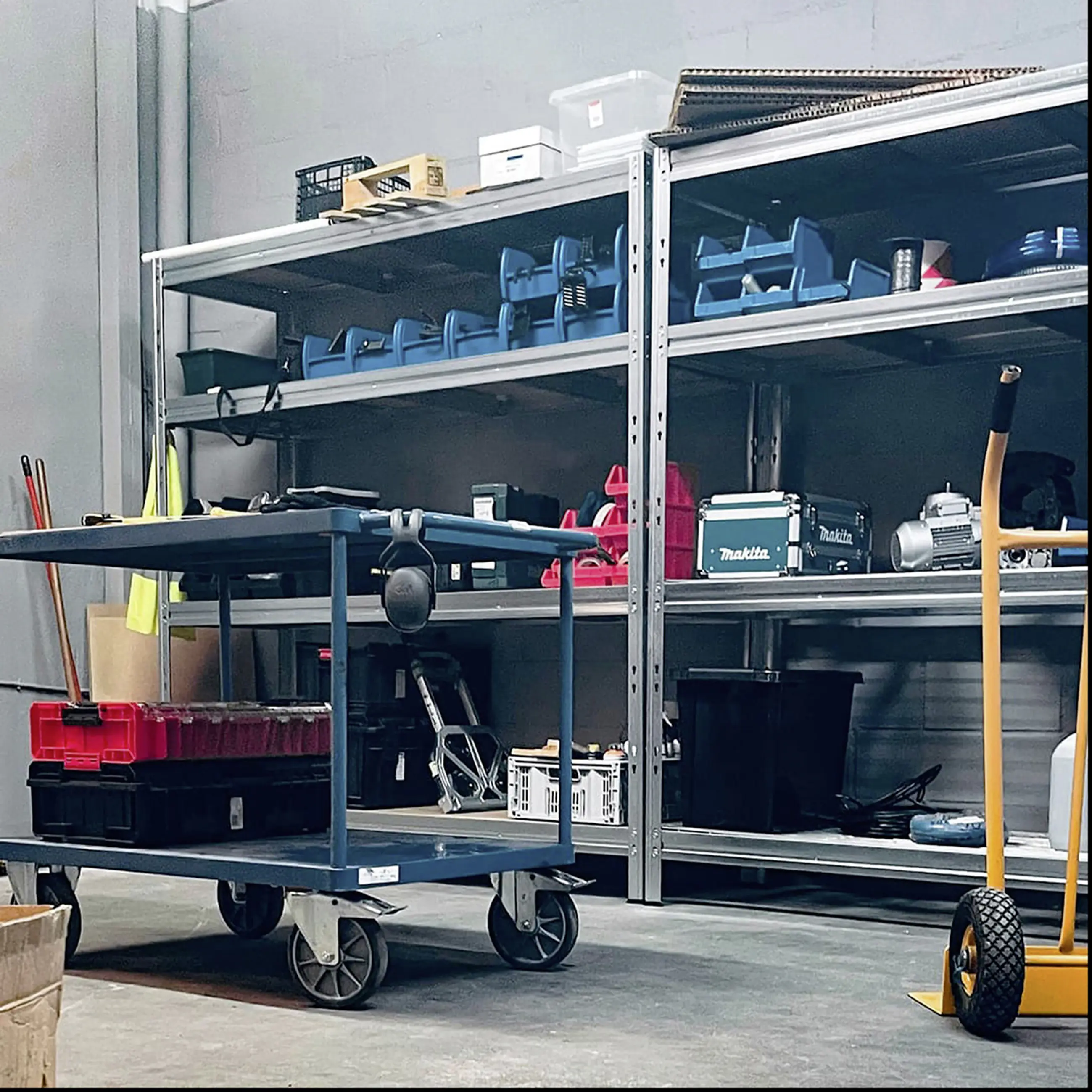 Ar Shelving Schwerlastregal Bullrack Rivet verzinkt 200 x 210 cm 4 Böden 2400 kg