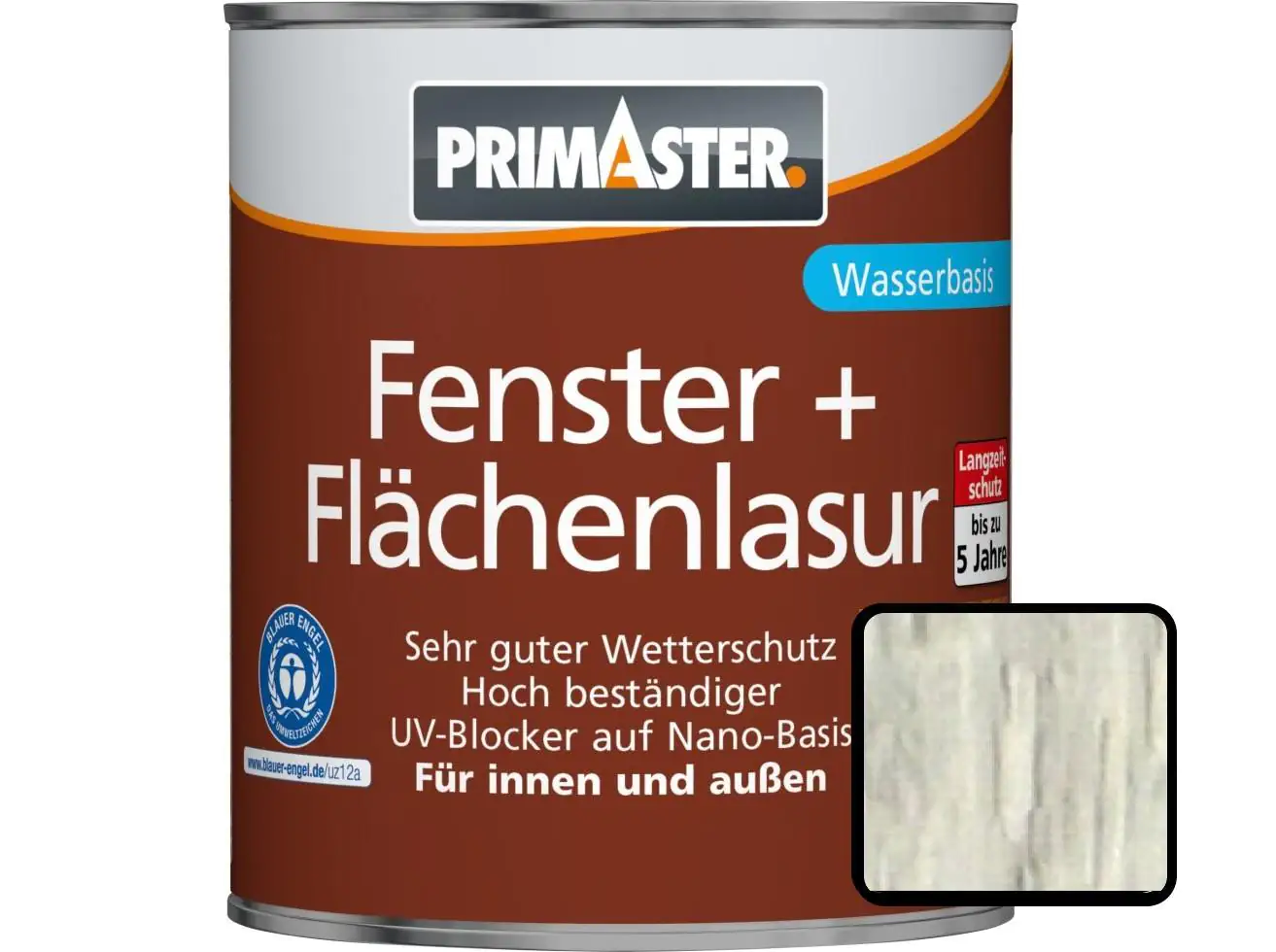 Primaster Fenster und Flächenlasur 375 ml weiß Primaster Fenster und Flächenlasur 375 ml weiß